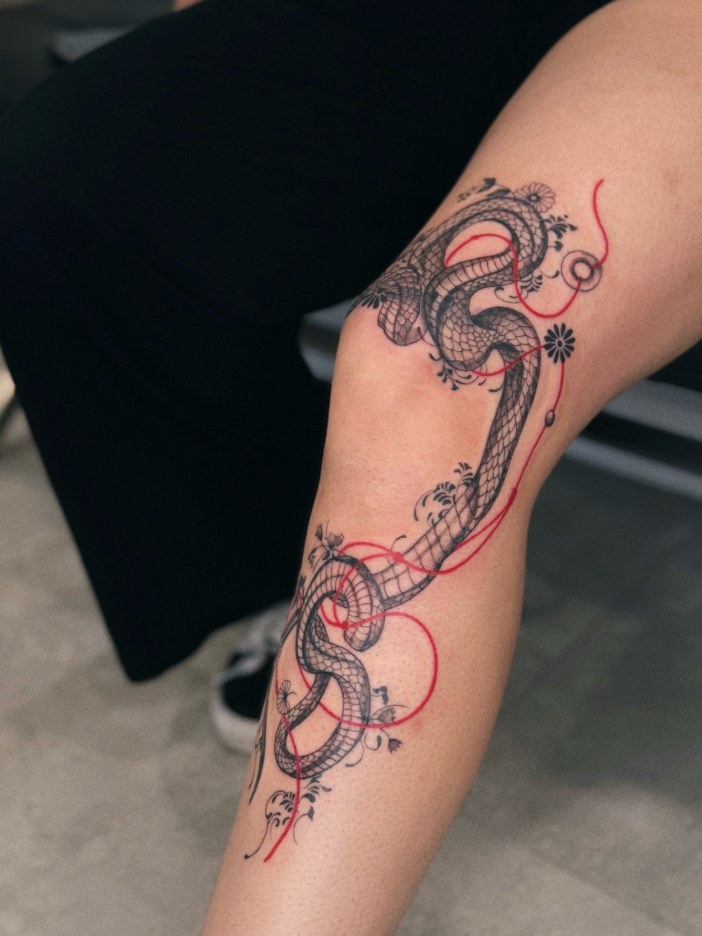 Tattoo by @mjtattoonyc — black_and_grey