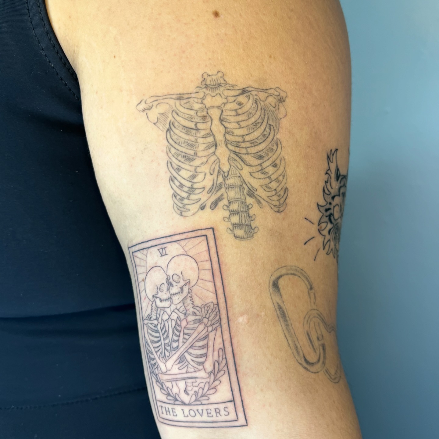 Tattoo by @inkneous — black_and_grey