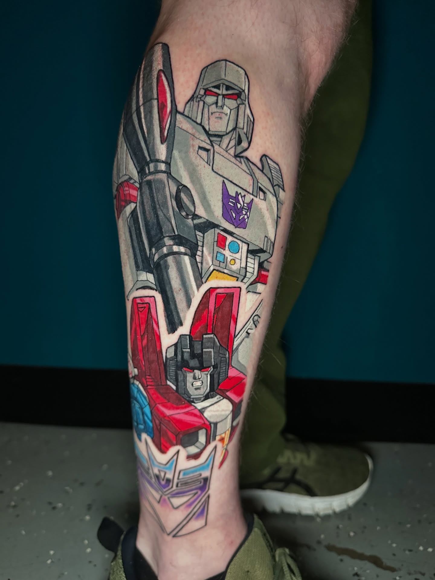 Transformers realism tattoo on the forearm by (Joshua) Van Cummings