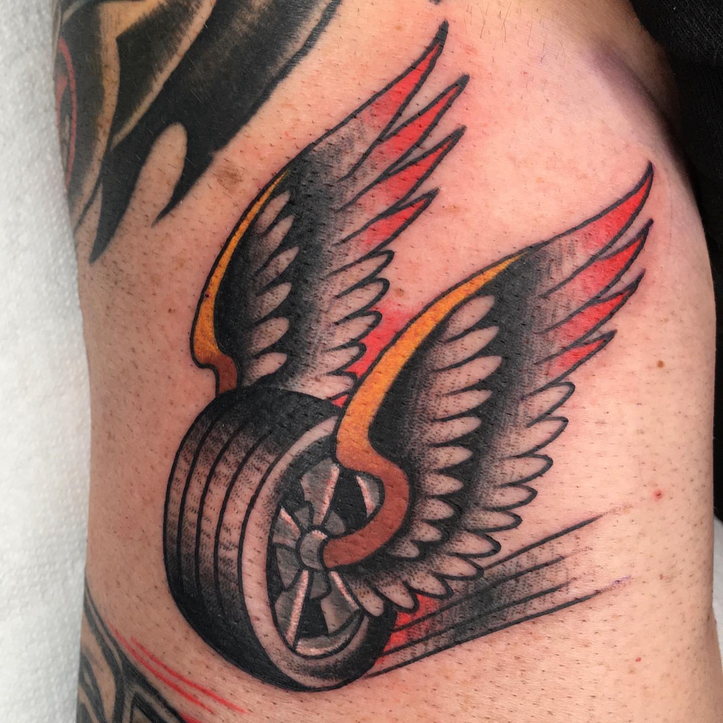 Tattoo by @marcpellantattoo — american_traditional