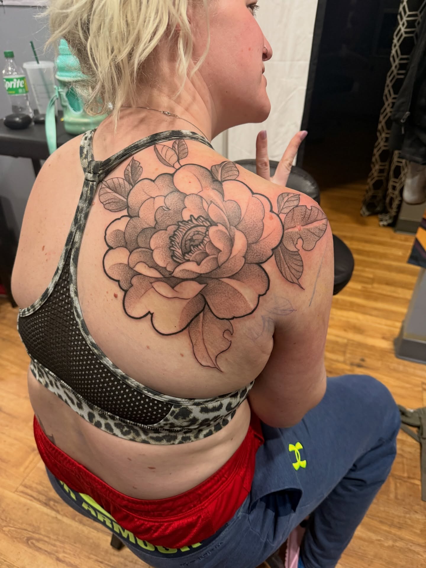 Tattoo by @scottys_ink315 — dotwork