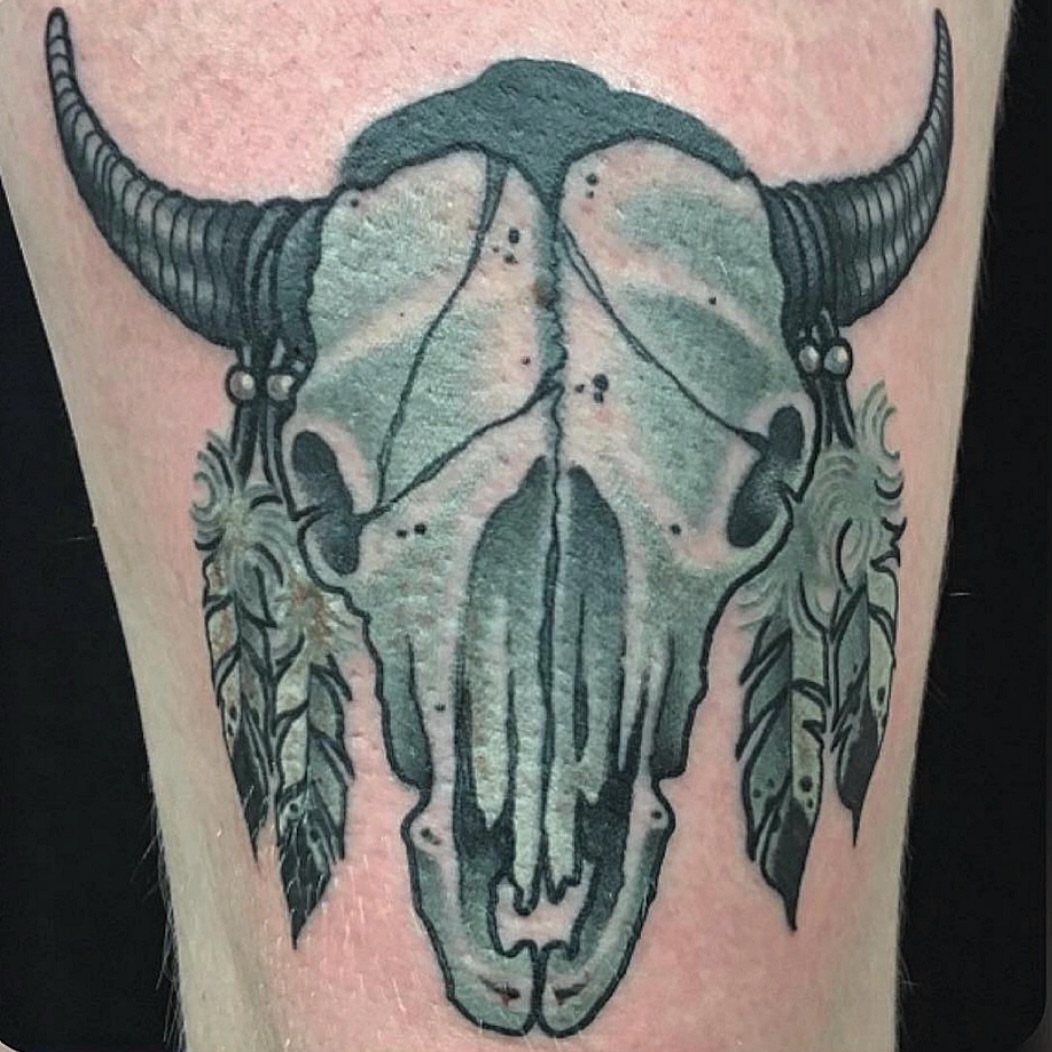 Tattoo by @cammerondamnit — black_and_grey