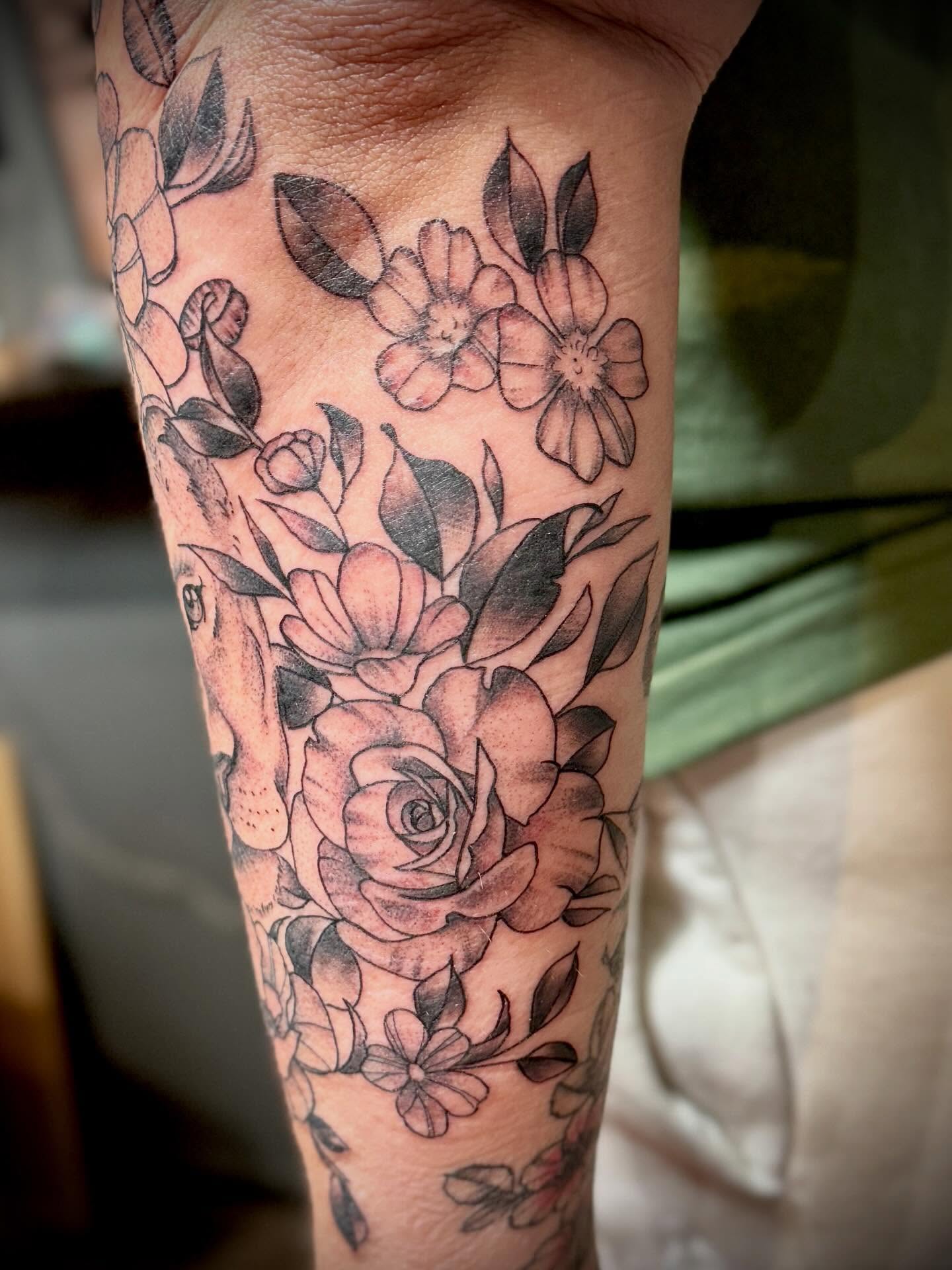 Tattoo by @sparkles_tattoos — black_and_grey, realism