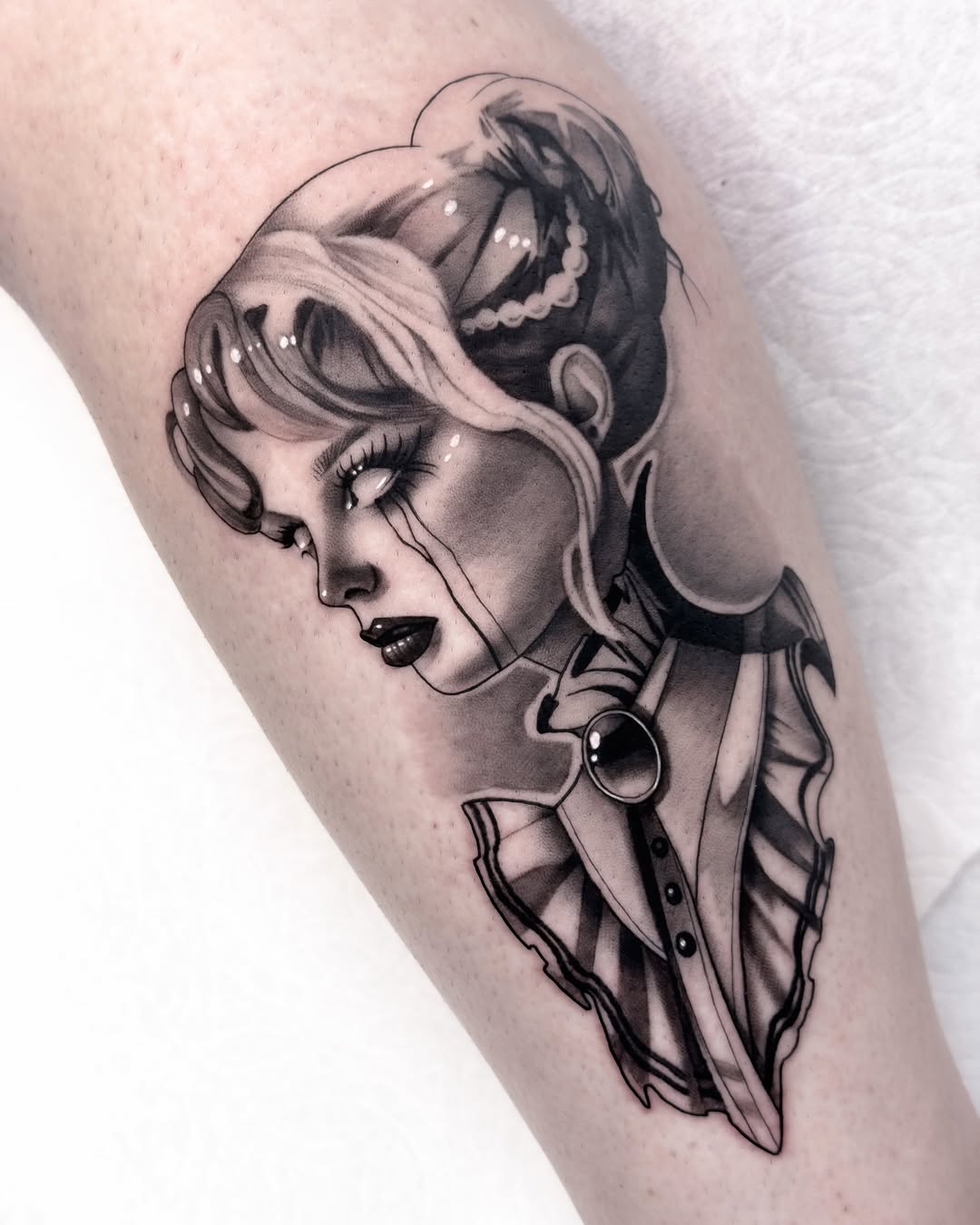 Tattoo by @tommytattoo333 — black_and_grey, realism