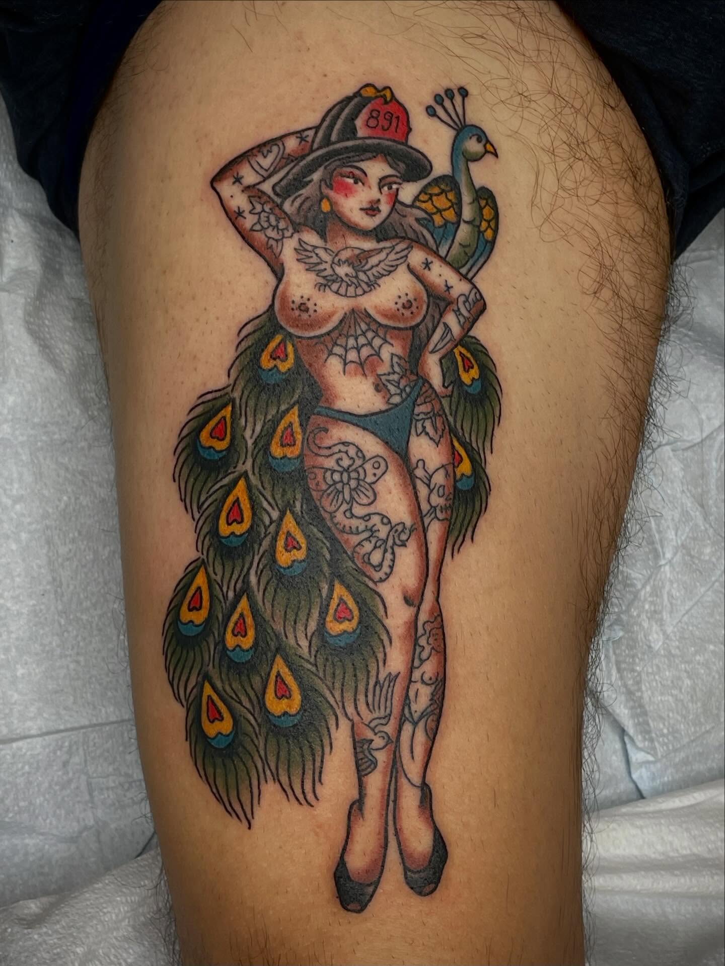 Tattoo by @krystendae — american_traditional, neo_traditional