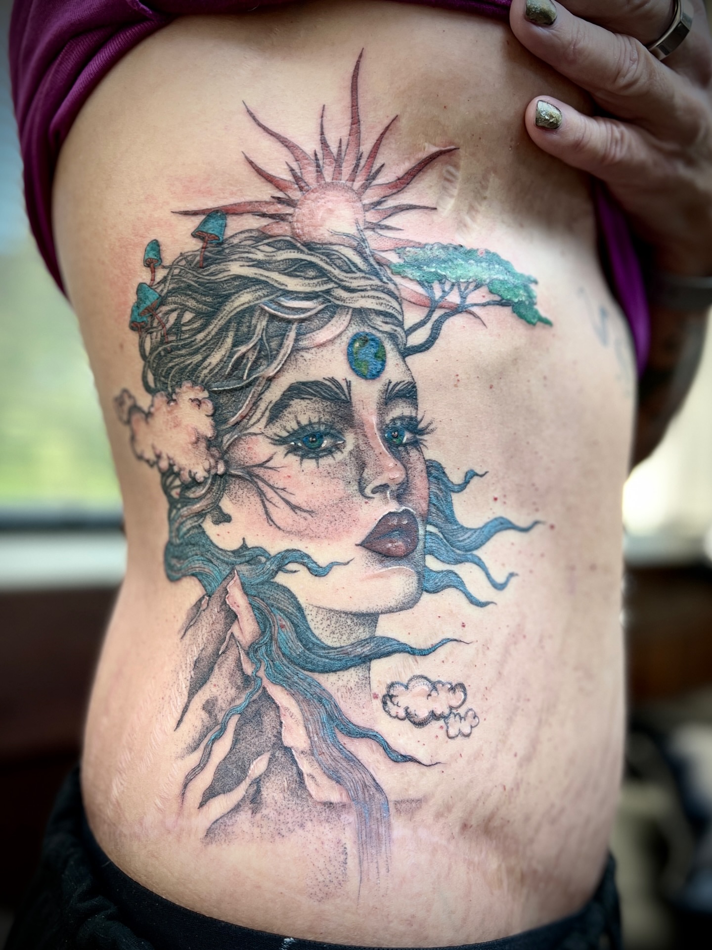Tattoo by @patakota_ — dotwork, realism