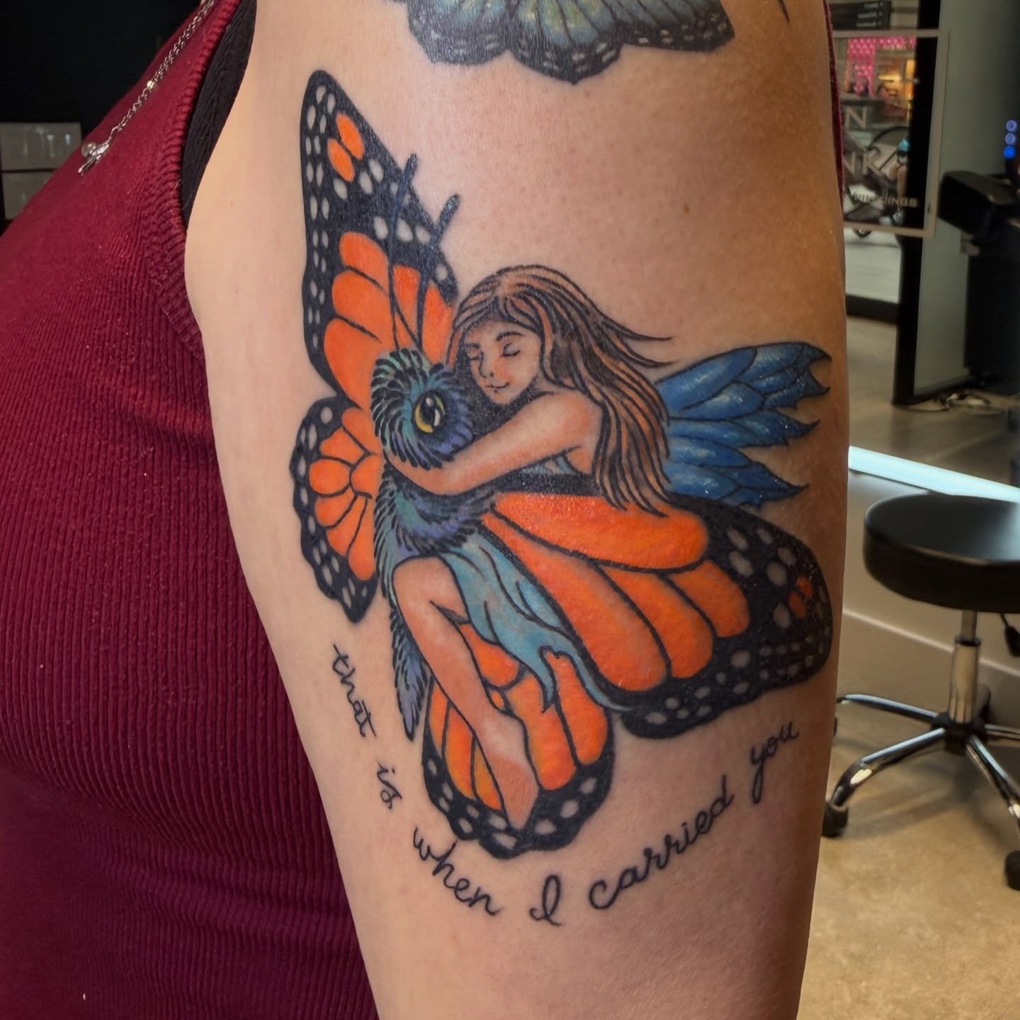 Tattoo by @seanrakos — american_traditional, dotwork