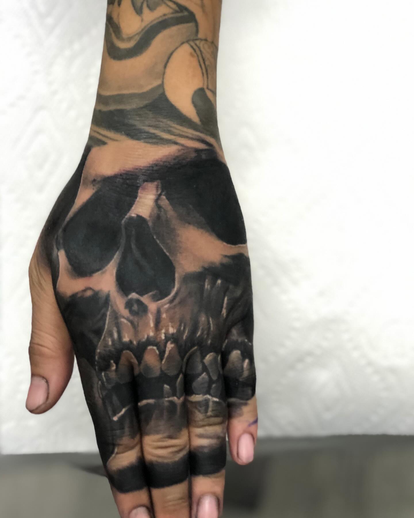 Tattoo by @marky_chavez โ realism, black_and_grey