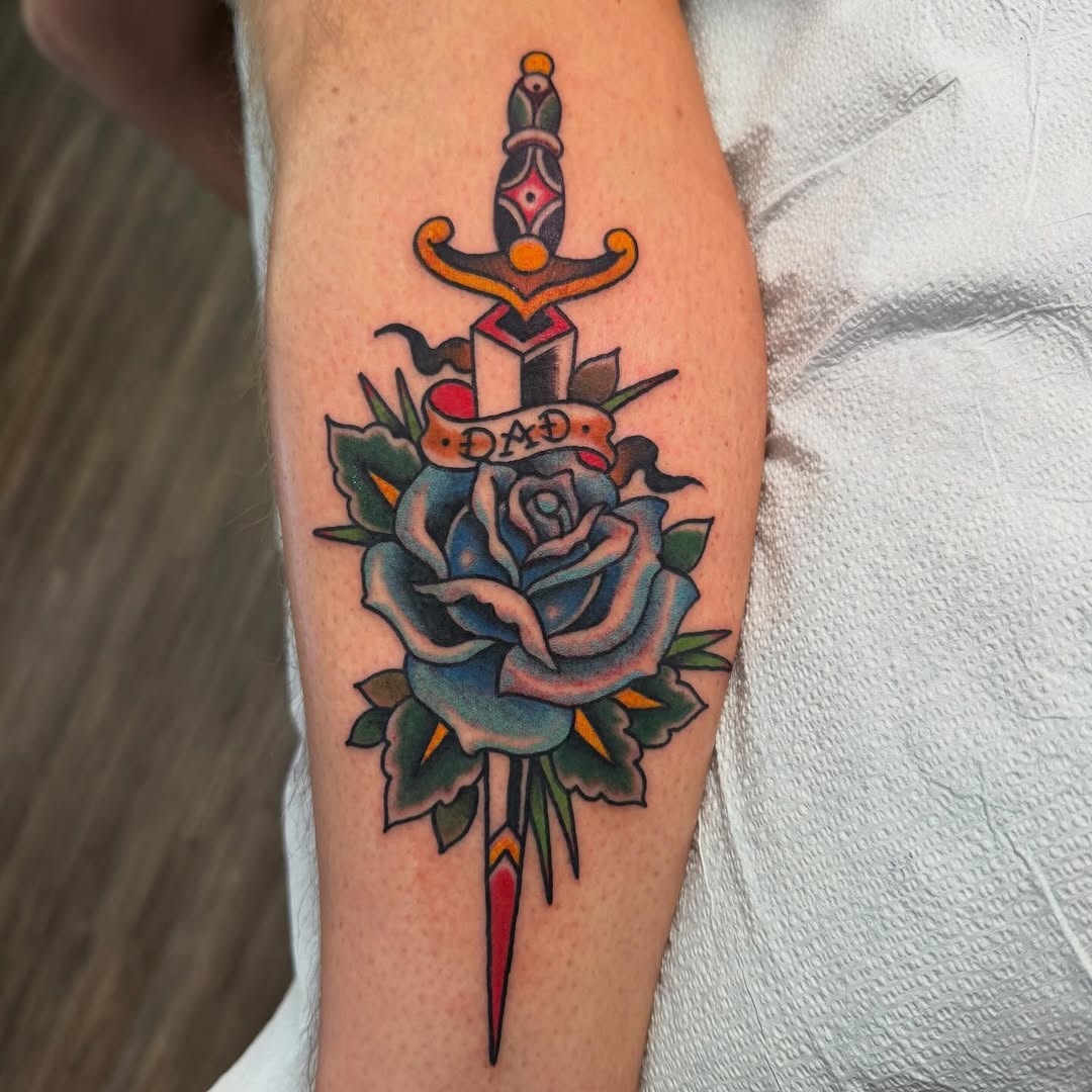 Tattoo by @calebbakertattoo — american_traditional