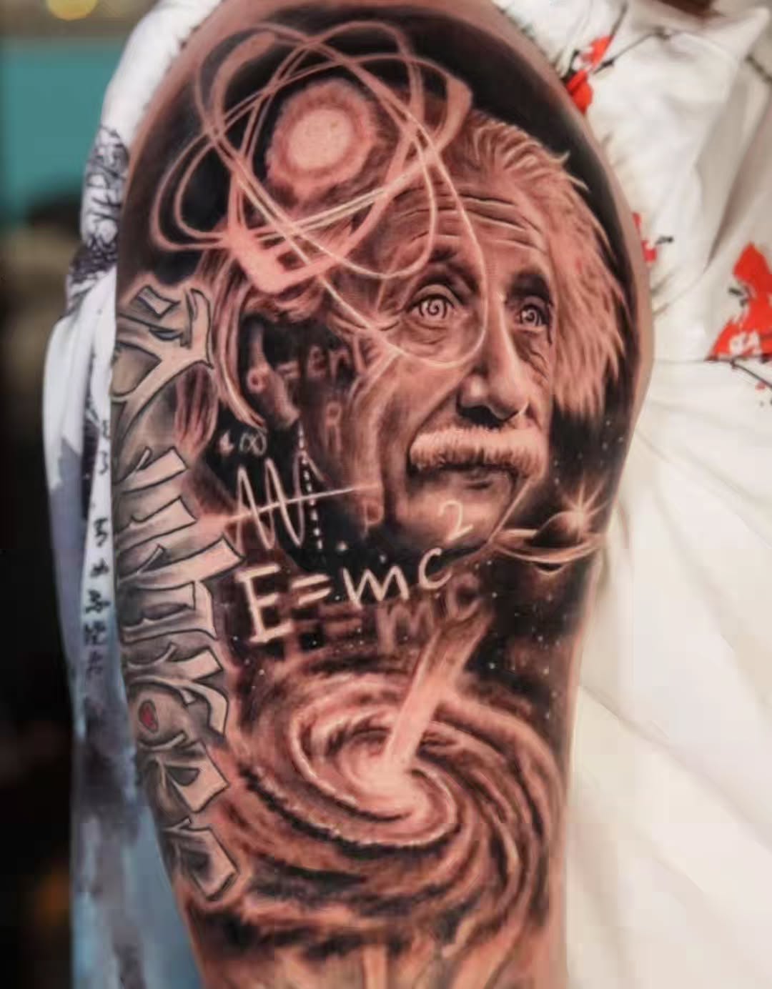 Surrealism tattoo on the forearm by Brandon Rabago, Fort Worth, Texas