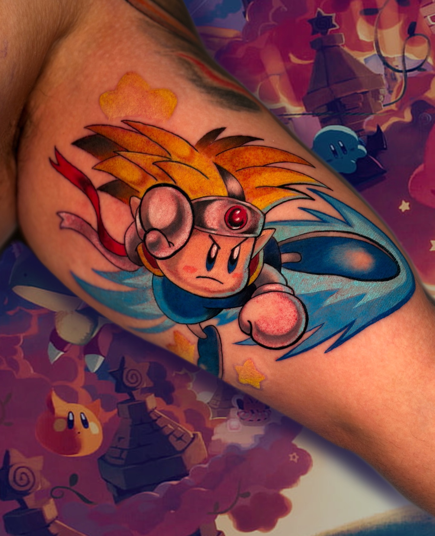 Megaman new school tattoo on the forearm by Wendy Ruiz