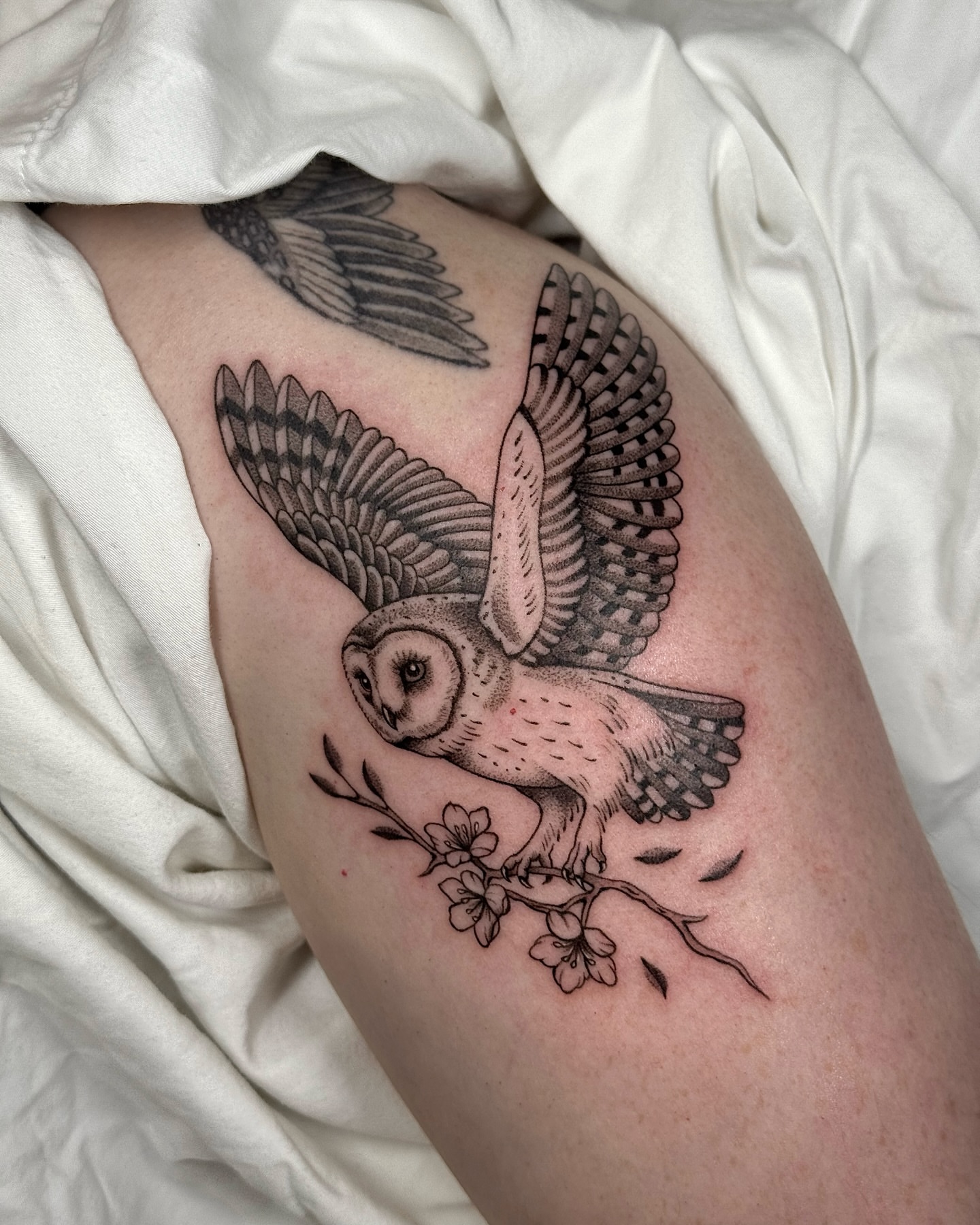 Tattoo by @julesrose.tattoos — black_and_grey