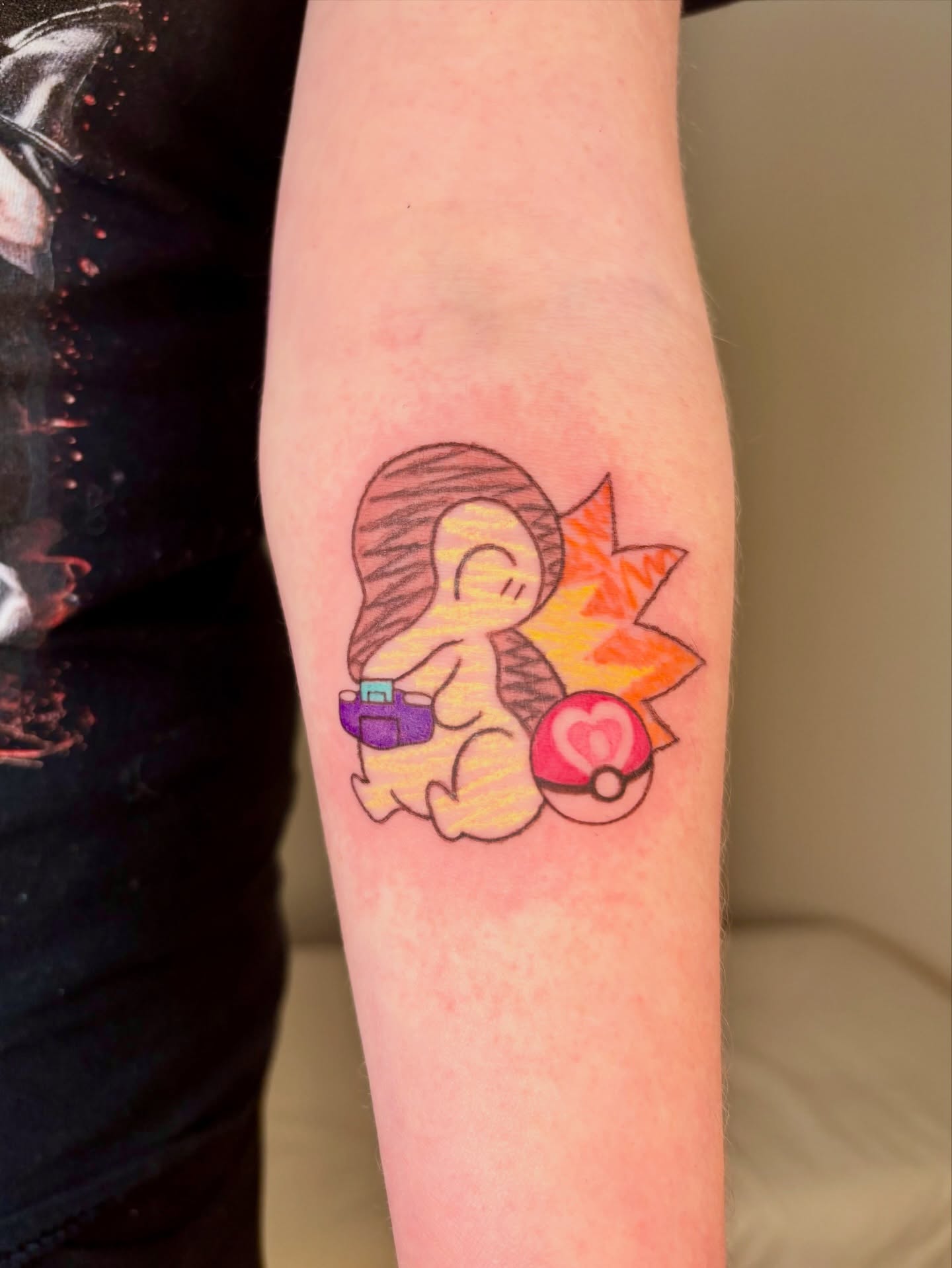 Squirtle new school tattoo on the forearm by ๐ฎ๐ถ๐ ๐ โงโห โโ.