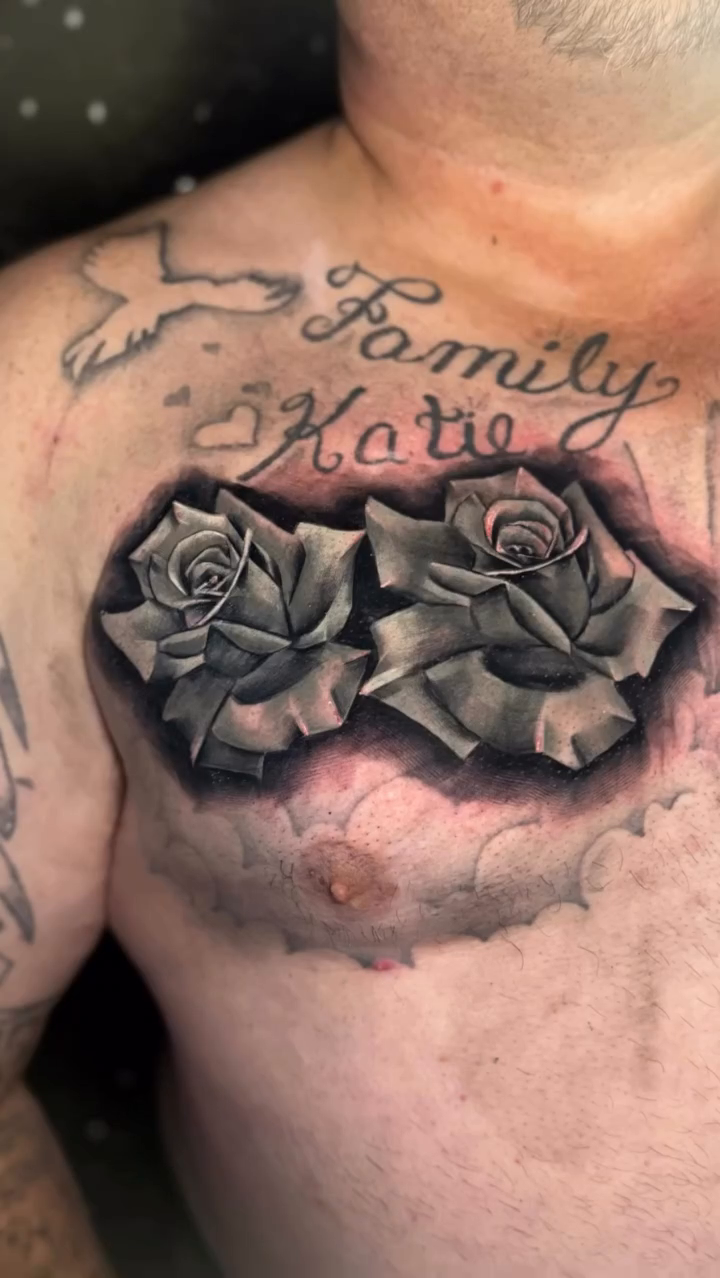 Tattoo by @alv13ink โ realism, black_and_grey