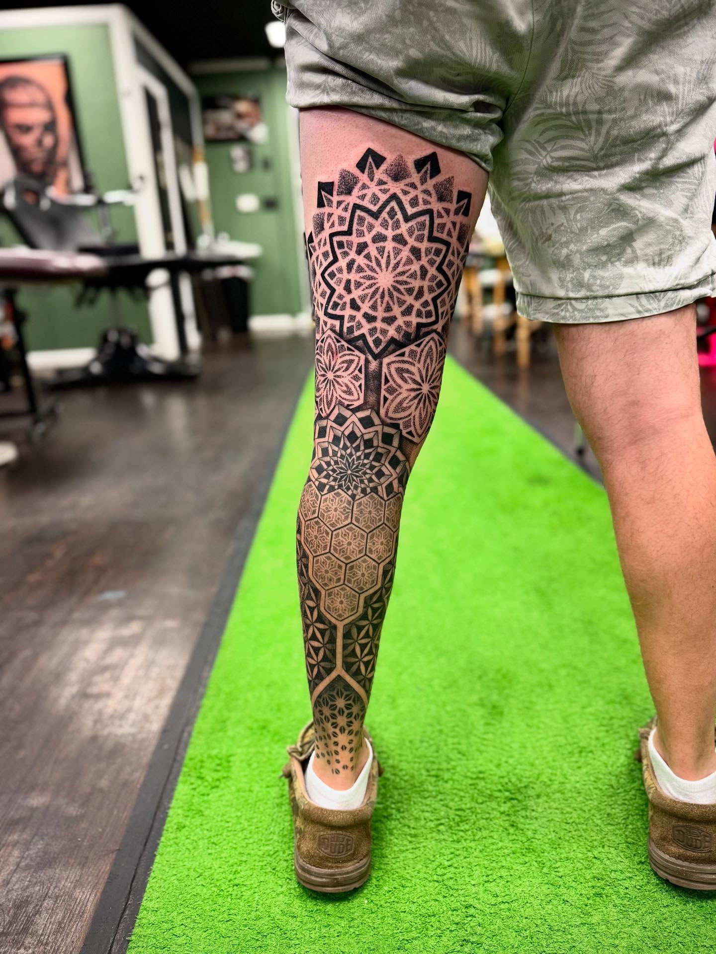 Tattoo by @tyce_tattoos — geometric