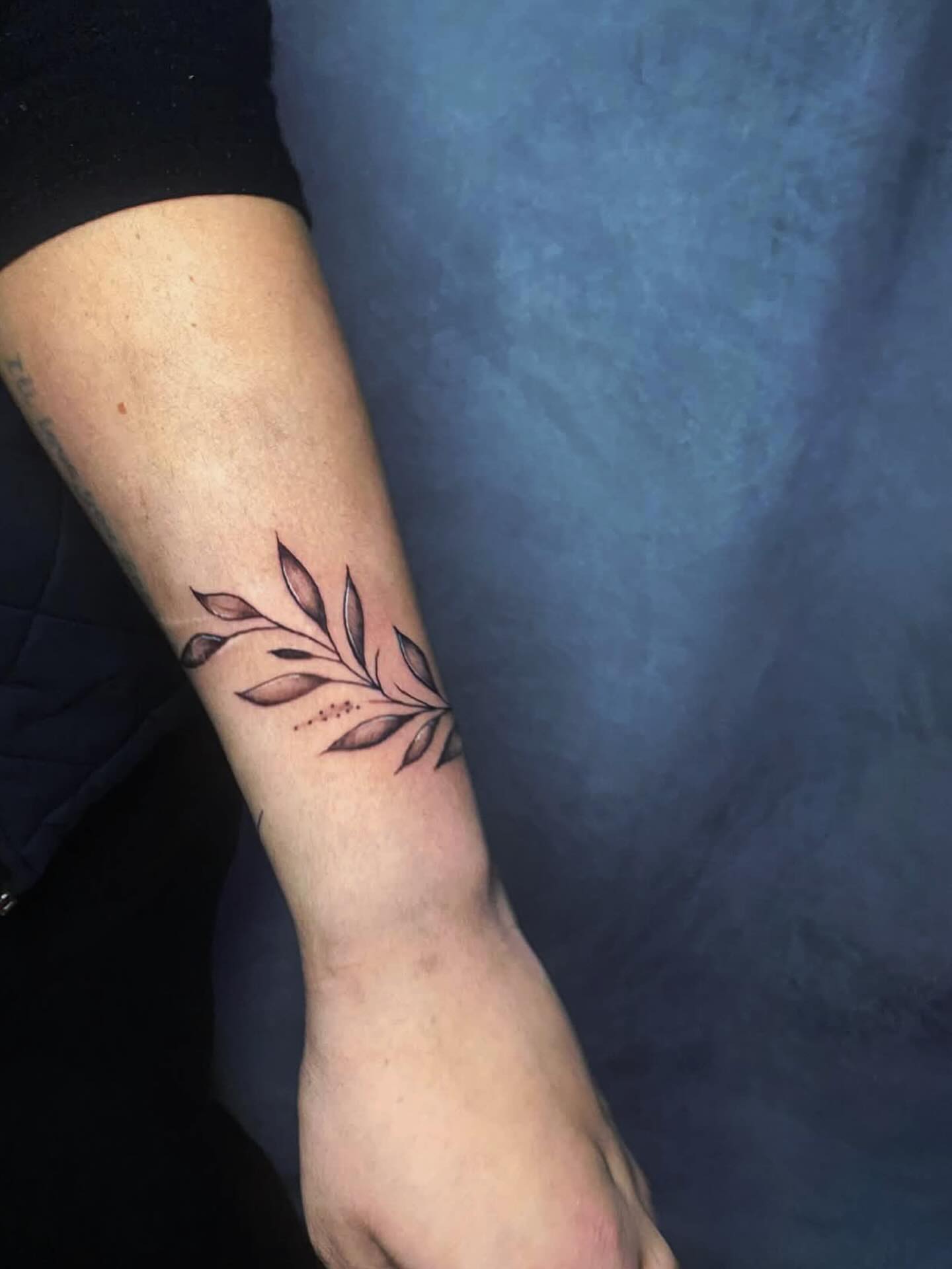 Tattoo by @tinyterrorink — dotwork