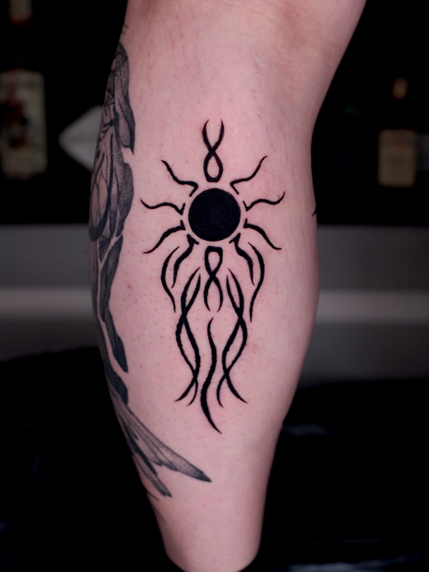 Tattoo by @pinking__tt — tribal