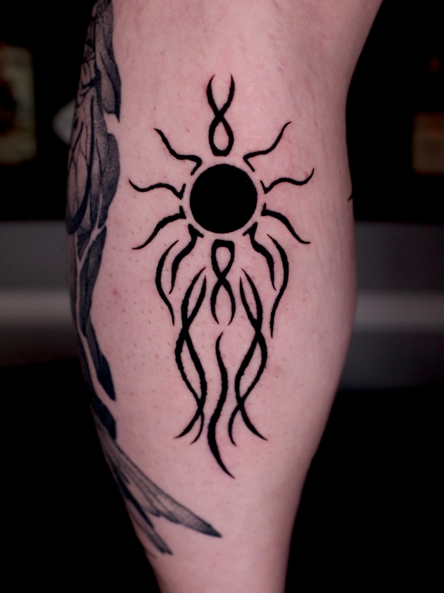 Tattoo by @pinking__tt — tribal