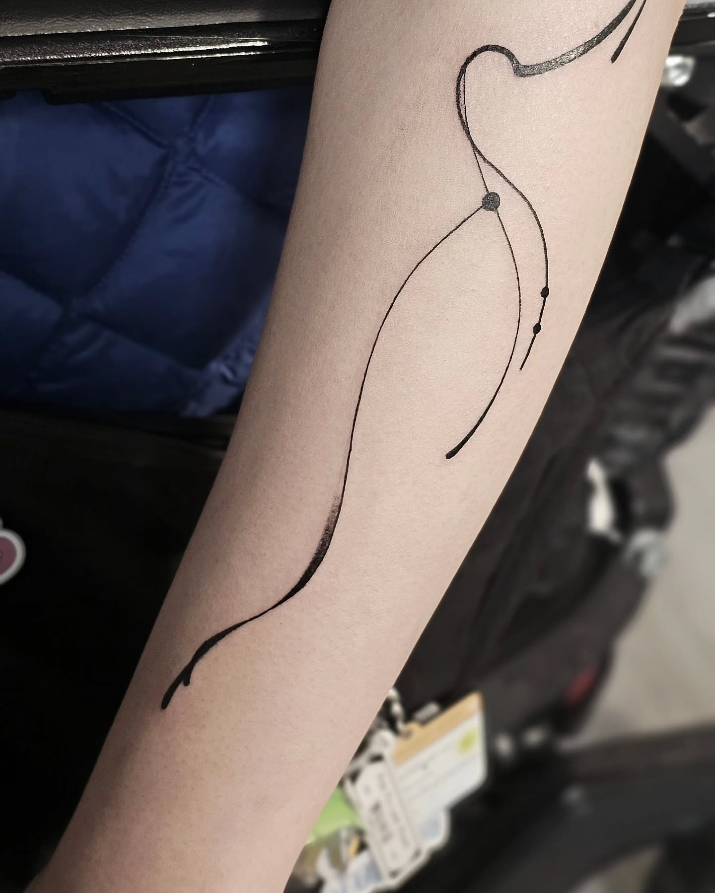 Tattoo by @draw.a_castle — minimalist