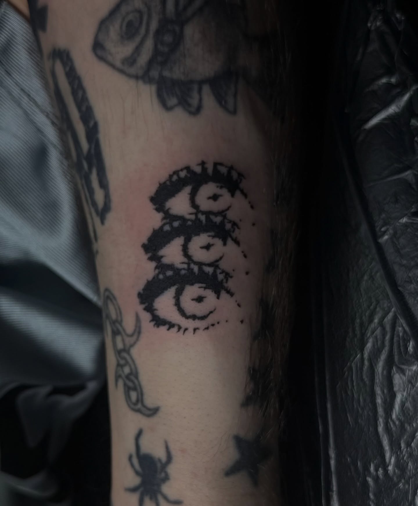 Tattoo by @casperthefriendlytattooer — dotwork