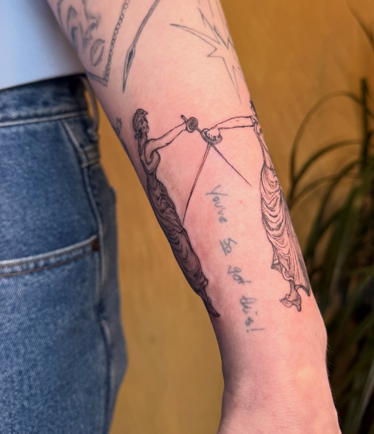 Tattoo by @tatertottats — black_and_grey