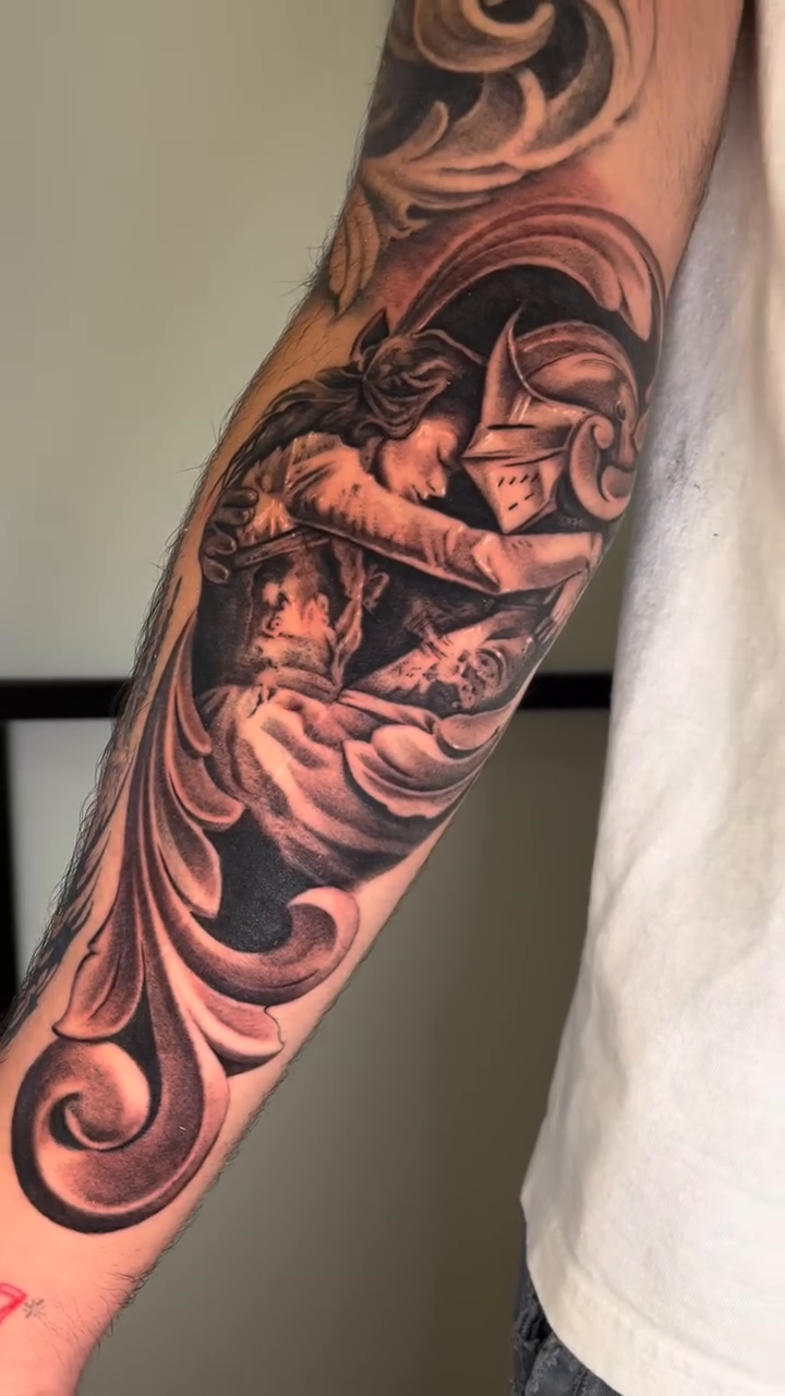 Tattoo by @micah_mariah — realism, black_and_grey