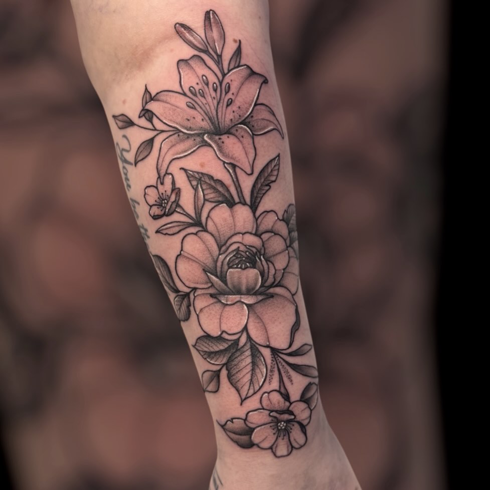 Tattoo by @_crybaby.tattoos — black_and_grey