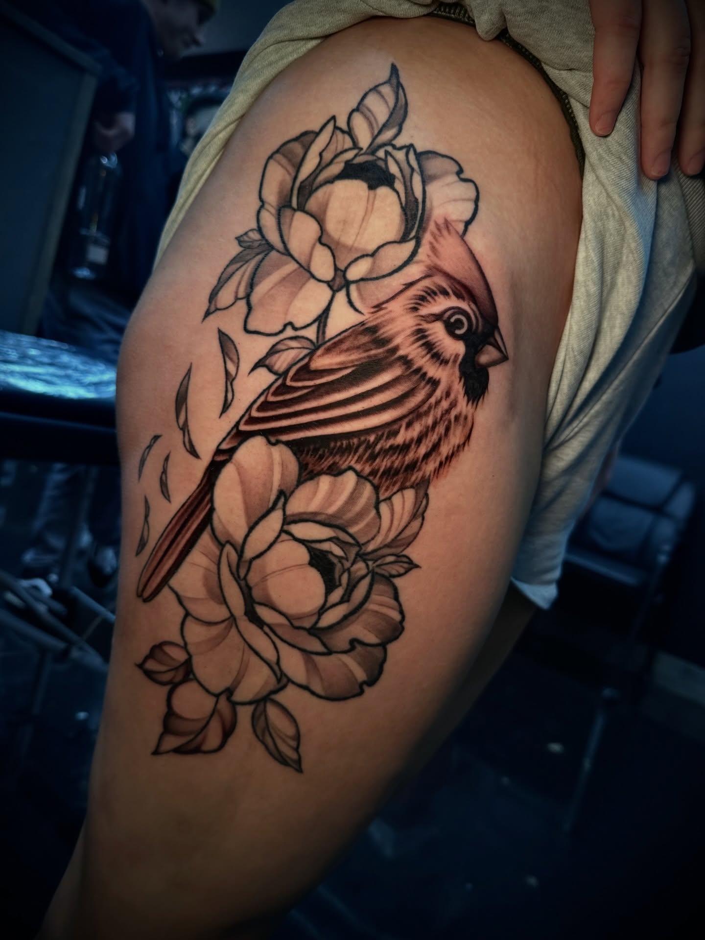 Tattoo by @cholo_supremetattoos โ american_traditional, black_and_grey