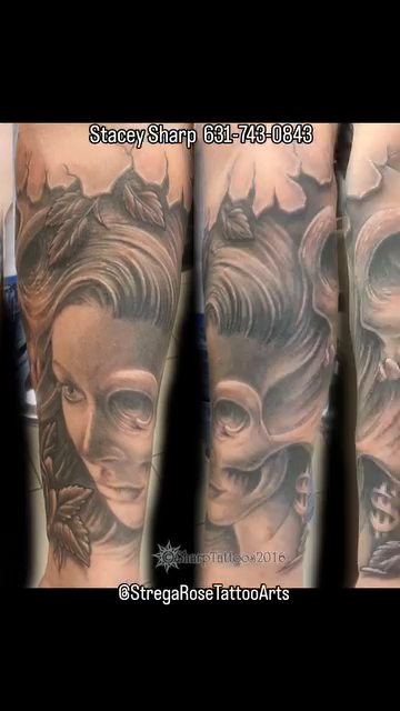Tattoo by @sharptattoos — black_and_grey, realism