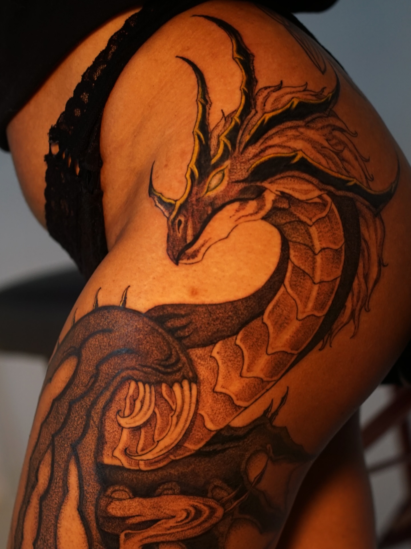 Tattoo by @cee.destined β black_and_grey