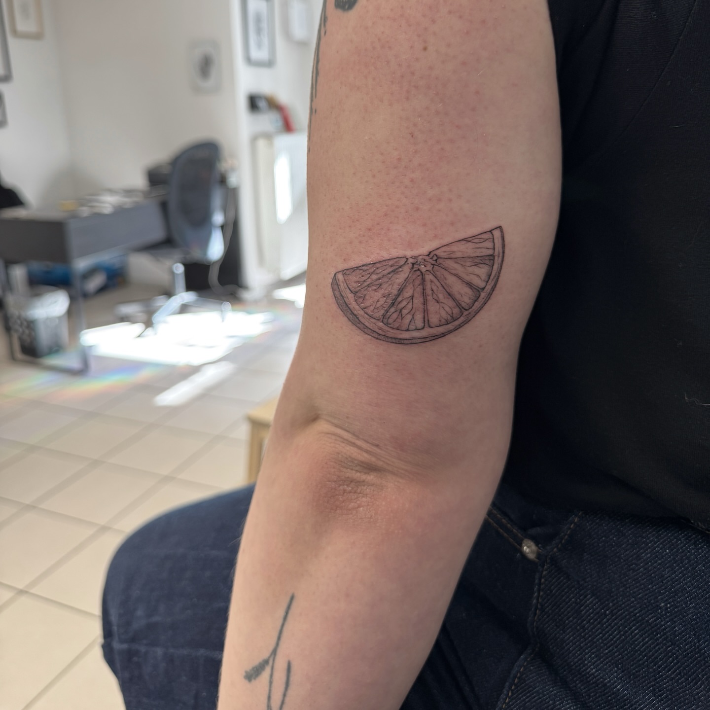 Tattoo by @turned_blue.ink — black_and_grey