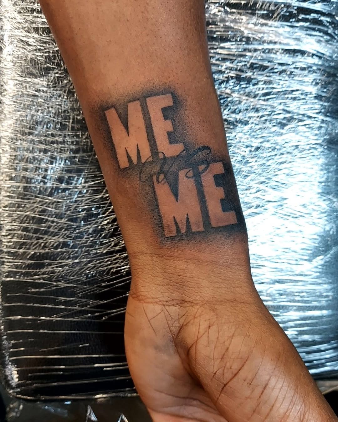 Tattoo by @briankirsch9 — lettering_script