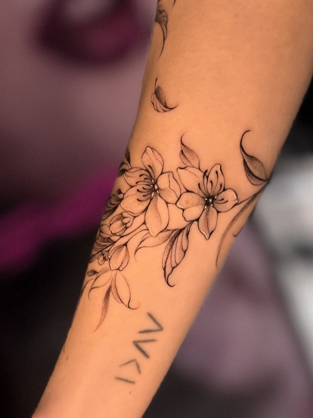 Tattoo by @night_inkaholik β fine_line, black_and_grey