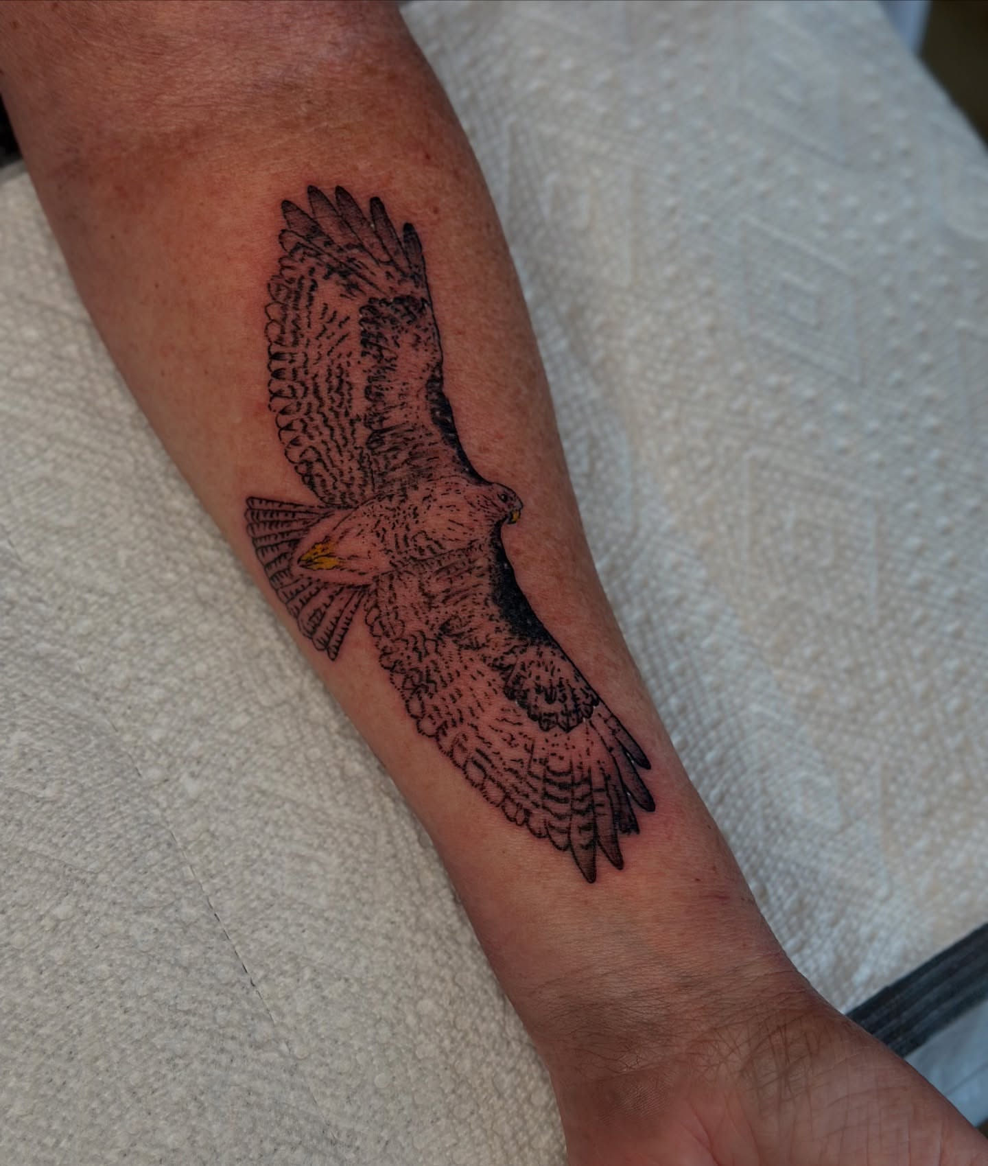 Tattoo by @grimefrogtattoos — dotwork