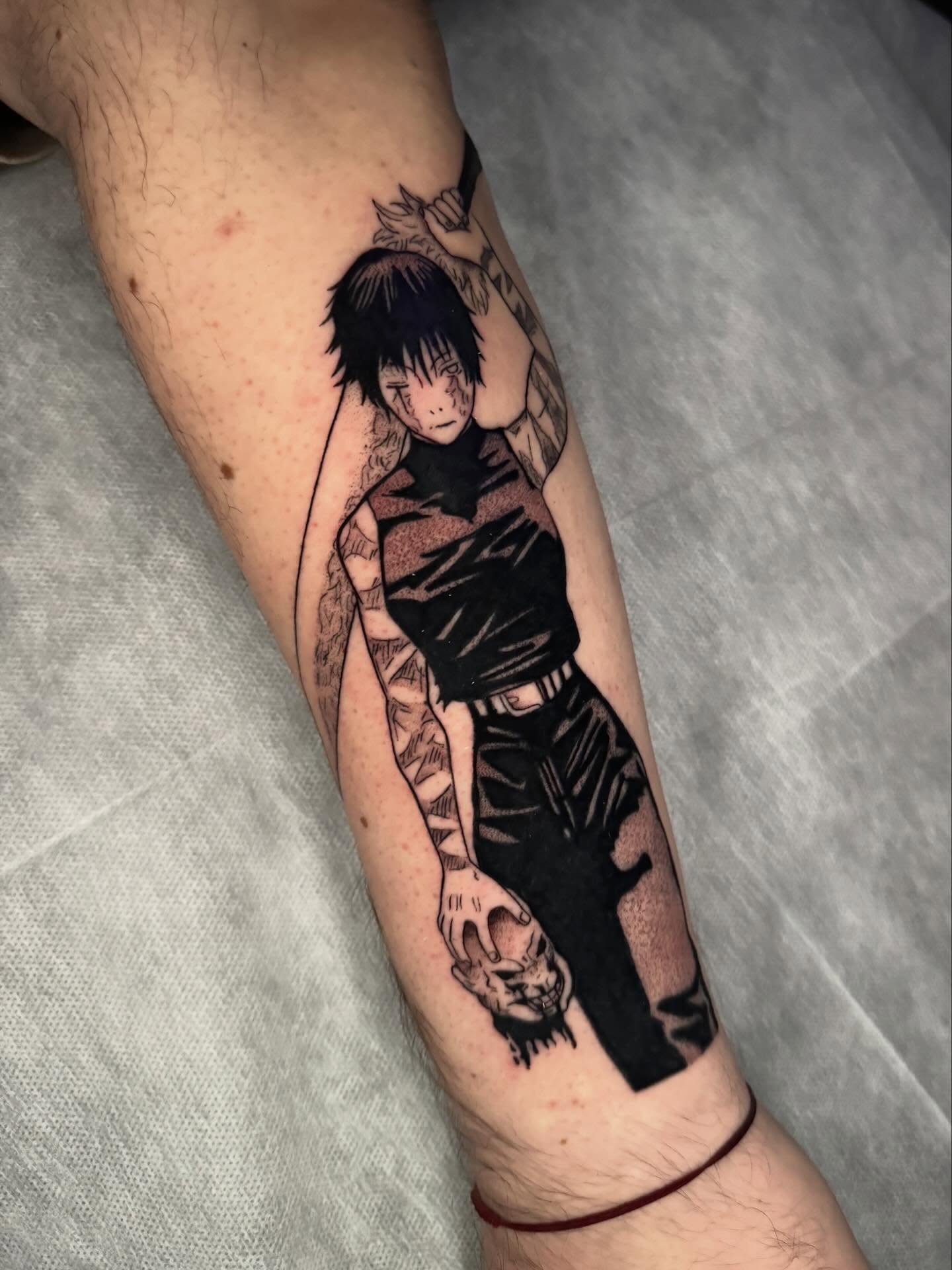 Tattoo by @hackytats — anime