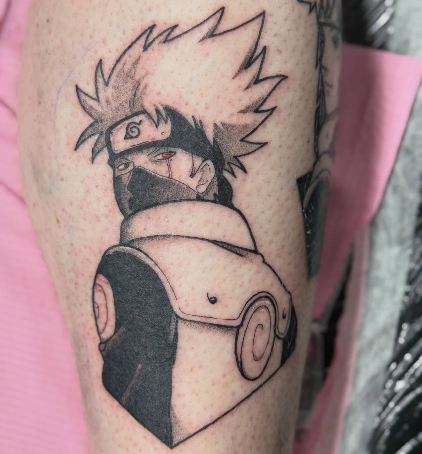 Tattoo by @sinfulwaifu — anime