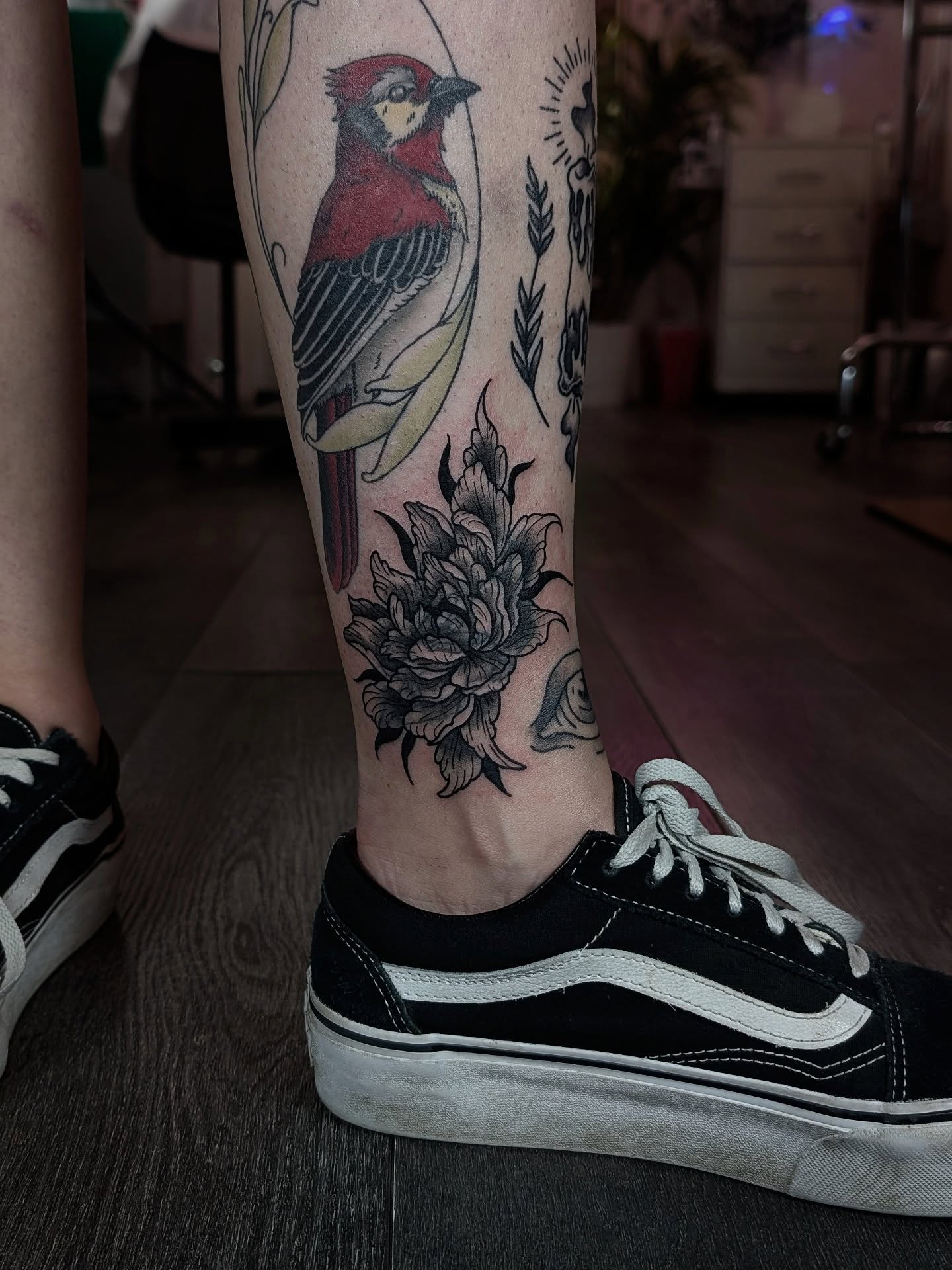 Tattoo by @elise_inks — american_traditional, black_and_grey