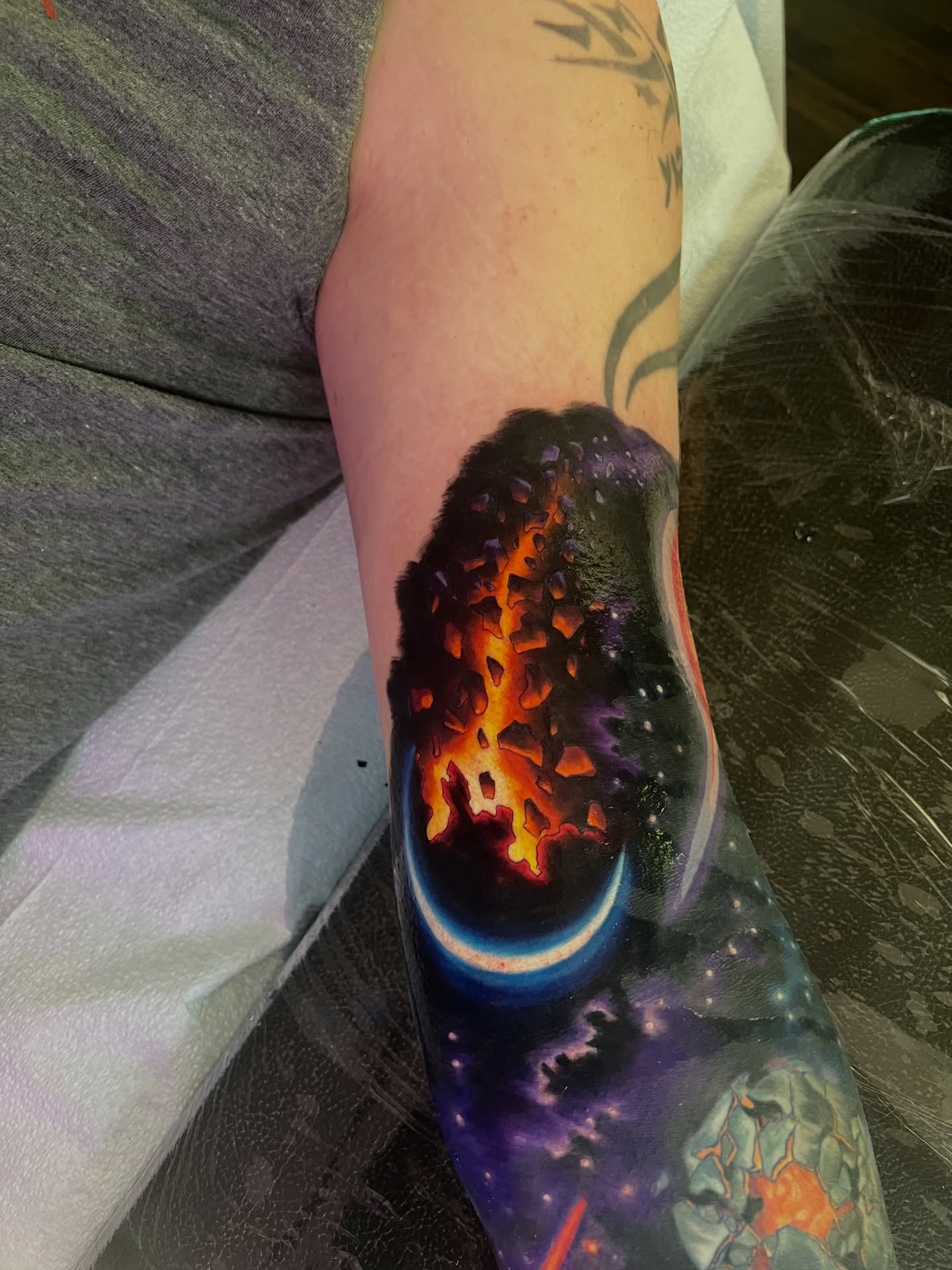Tattoo by @slootattoos — dotwork, realism