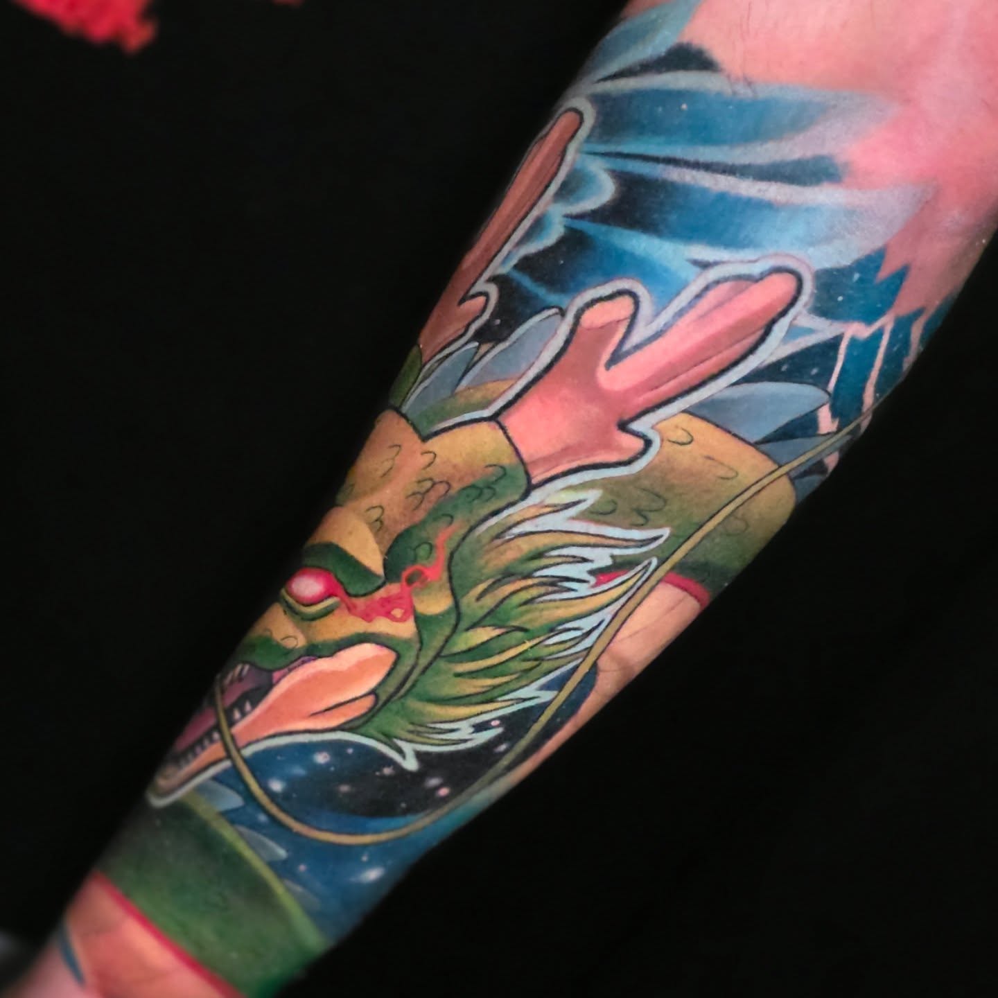 Tattoo by @coryhandtattoos โ anime, new_school
