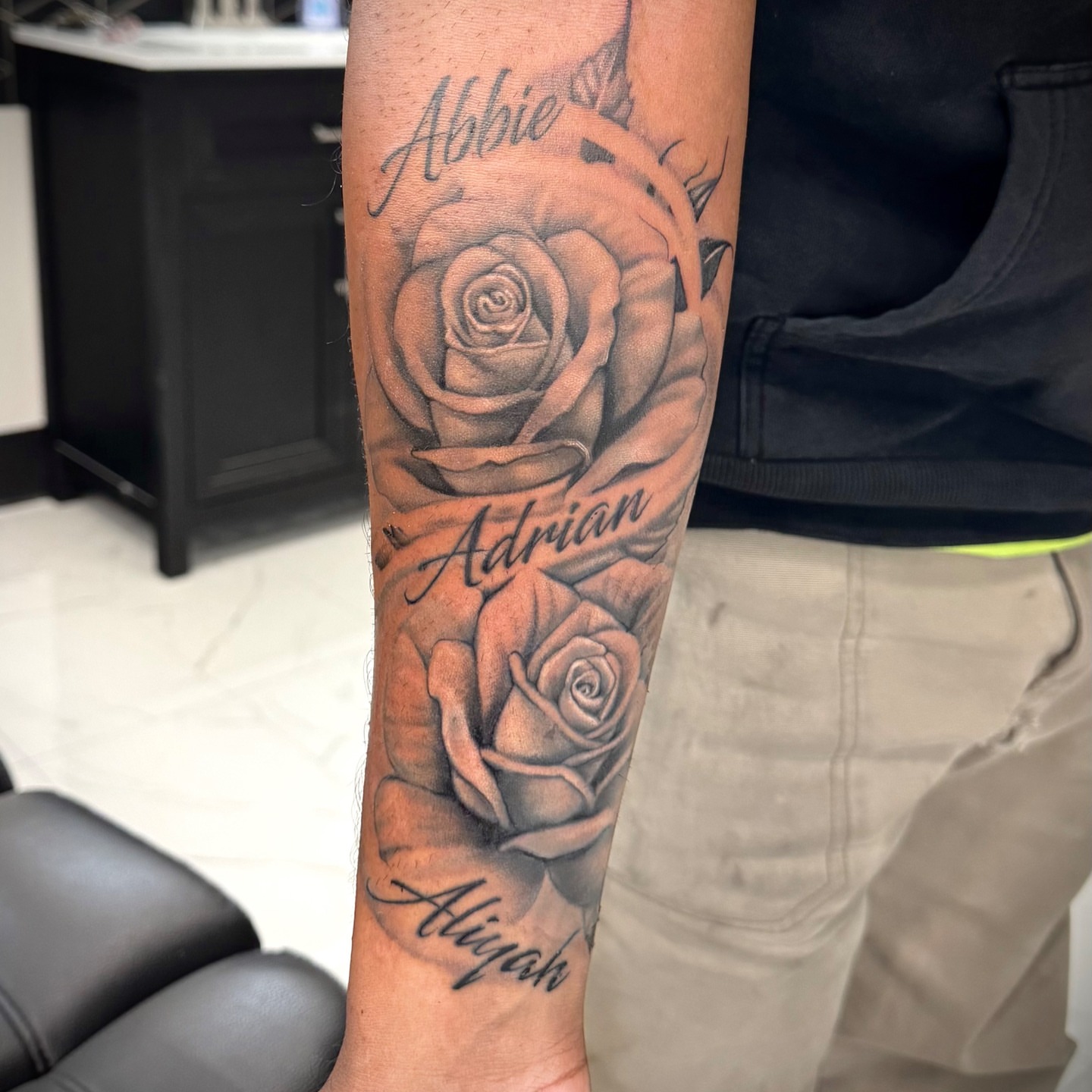 Tattoo by @ryno_ink — black_and_grey, realism