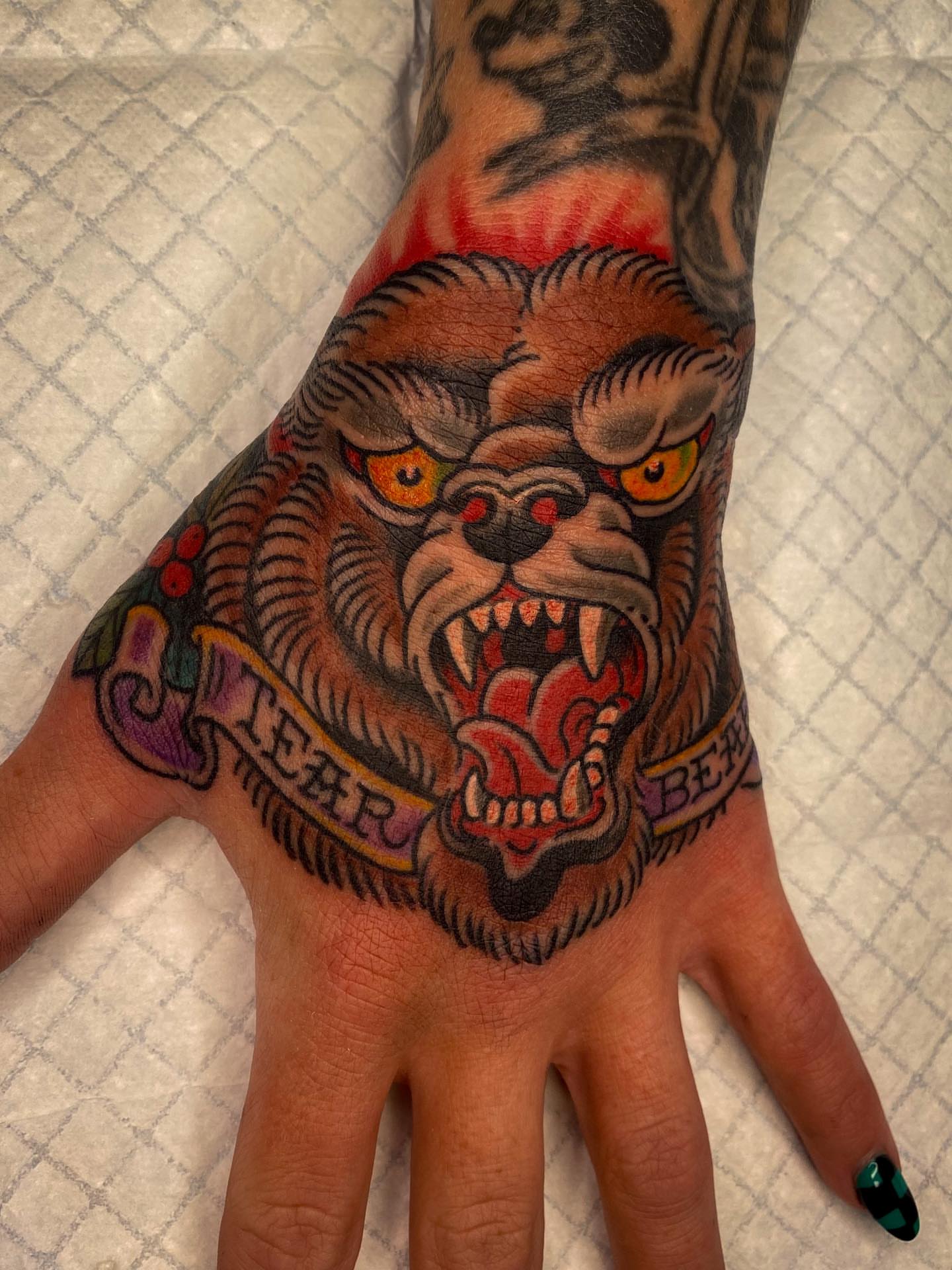 Tattoo by @pigeonxhands — american_traditional