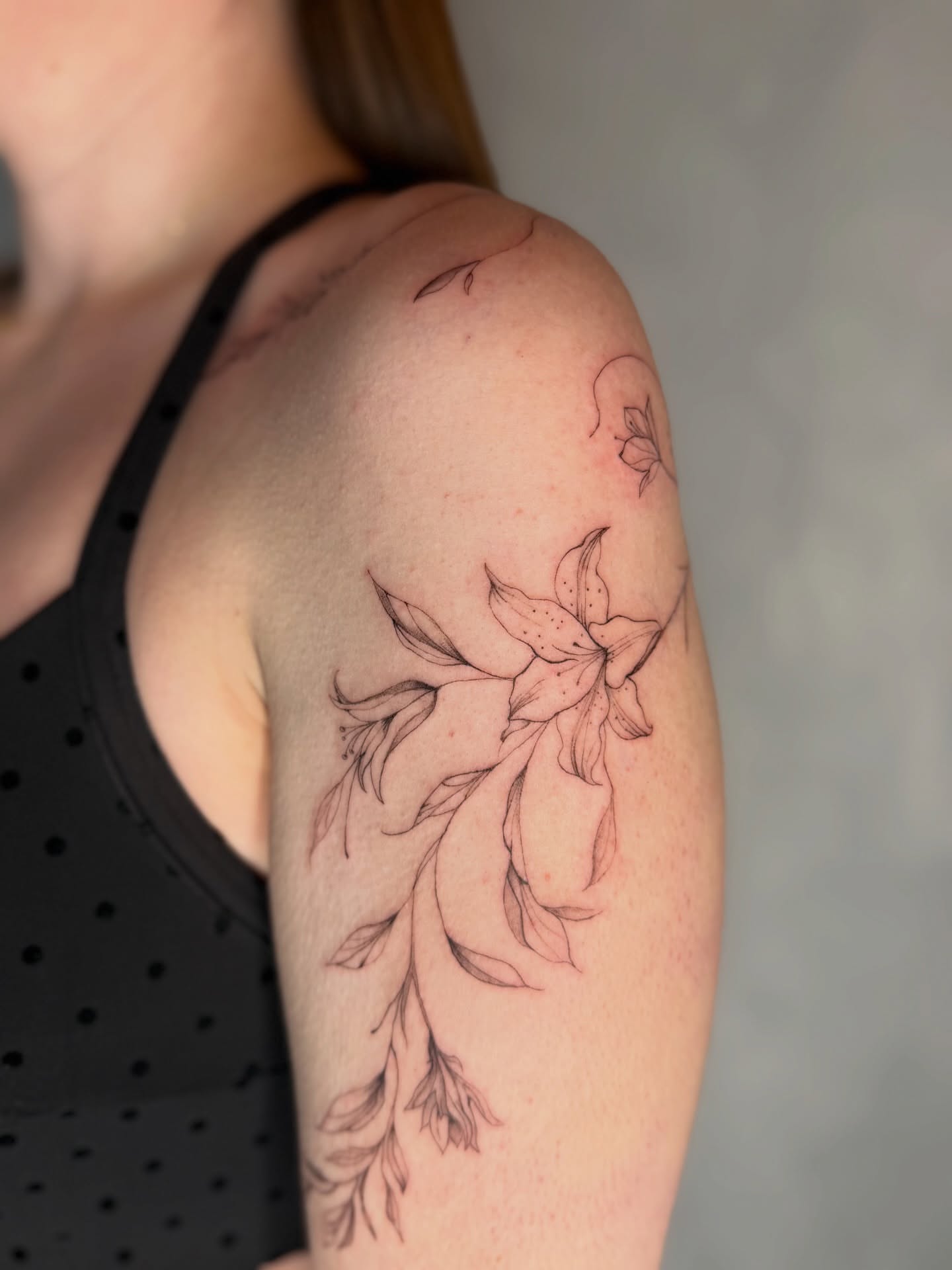 Tattoo by @petiteink_ — black_and_grey