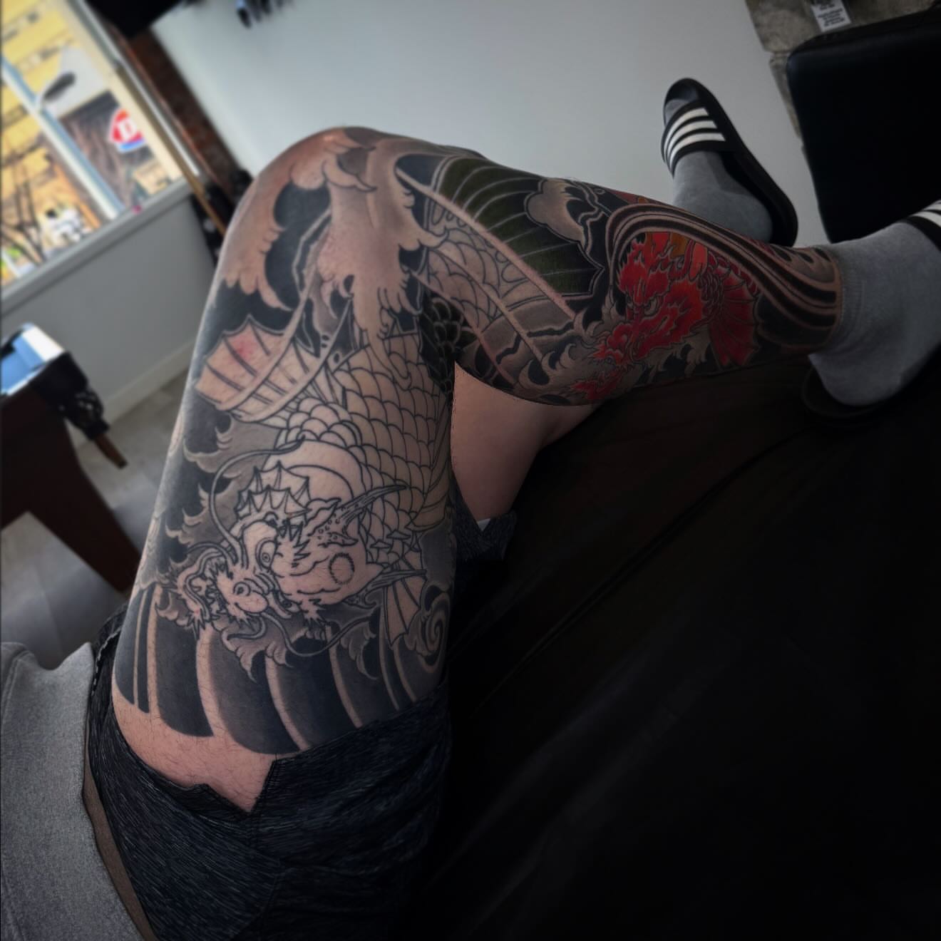 Tattoo by @inkbymaaku — american_traditional, japanese_irezumi