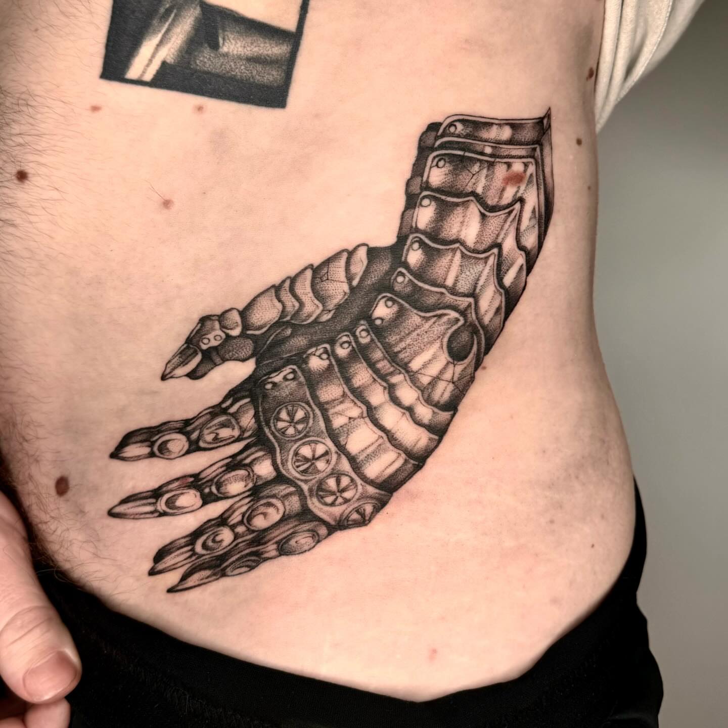 Tattoo by @deadgirlnextdoor — black_and_grey