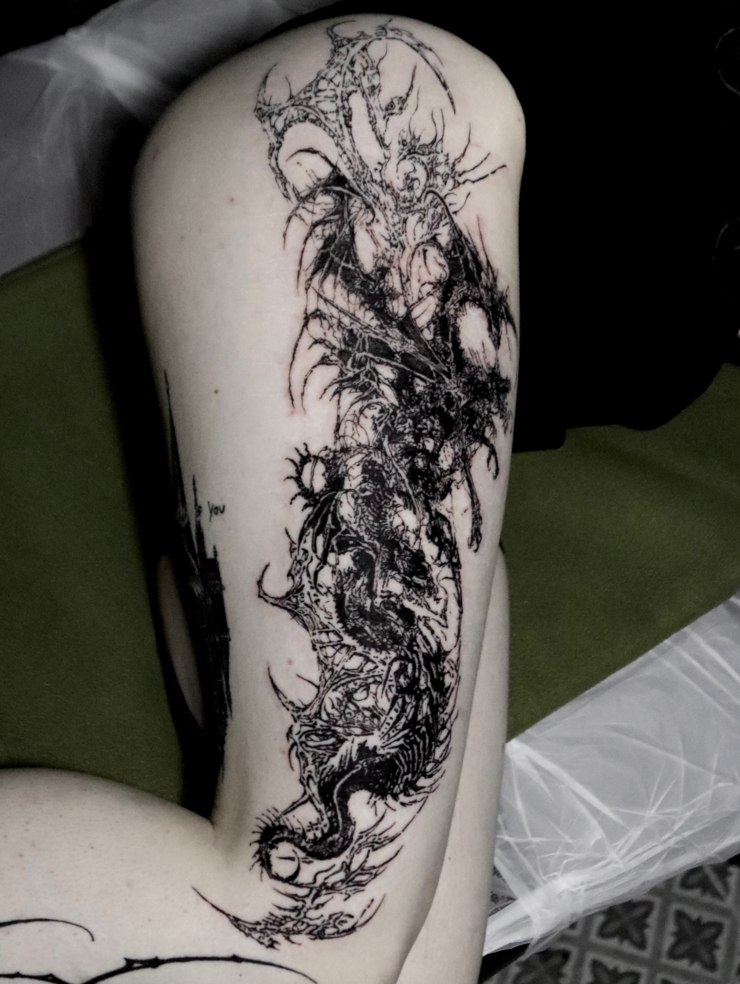 Tattoo by @gmmck_tattoo — black_and_grey, dark_realism