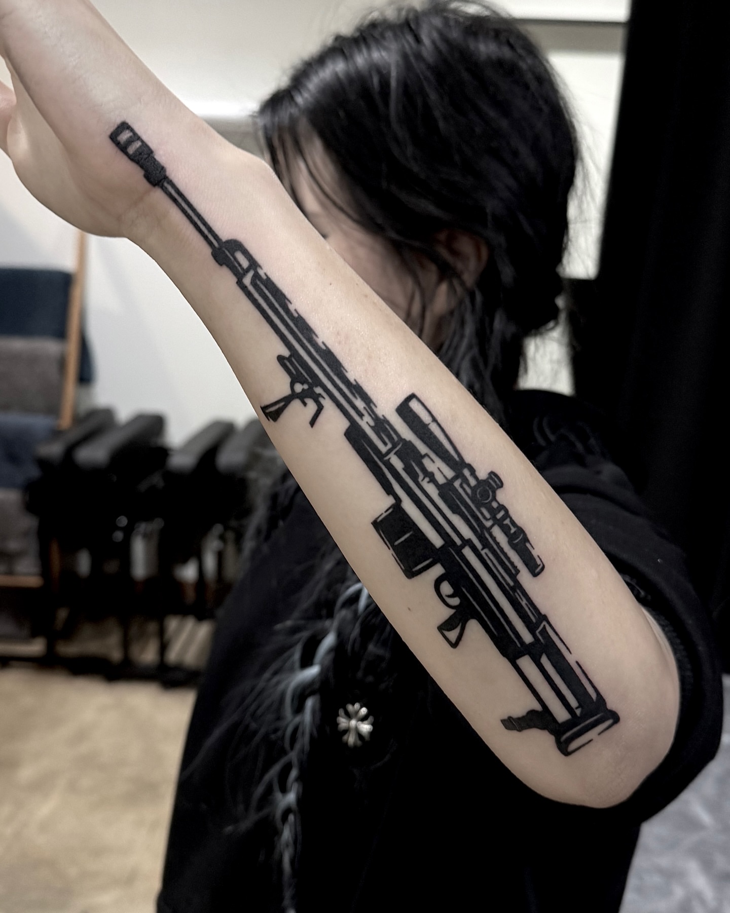 Tattoo by @roniblack_tt — black_and_grey