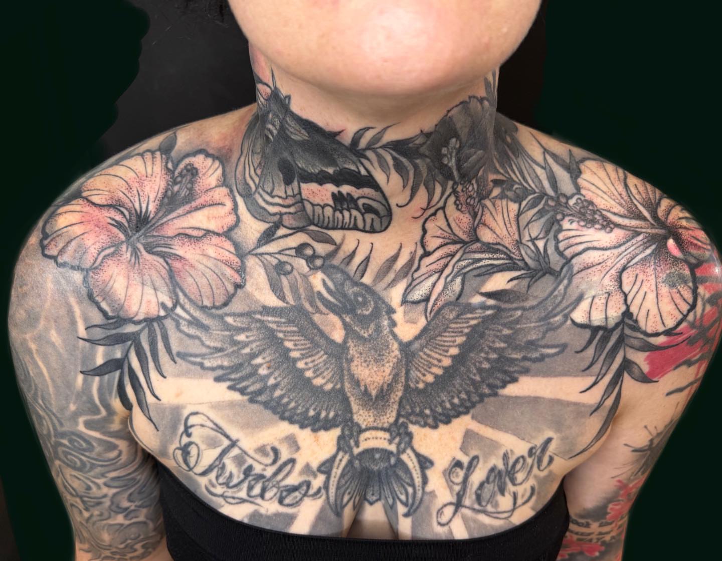 Tattoo by @tattoocoupdetat — dotwork, black_and_grey