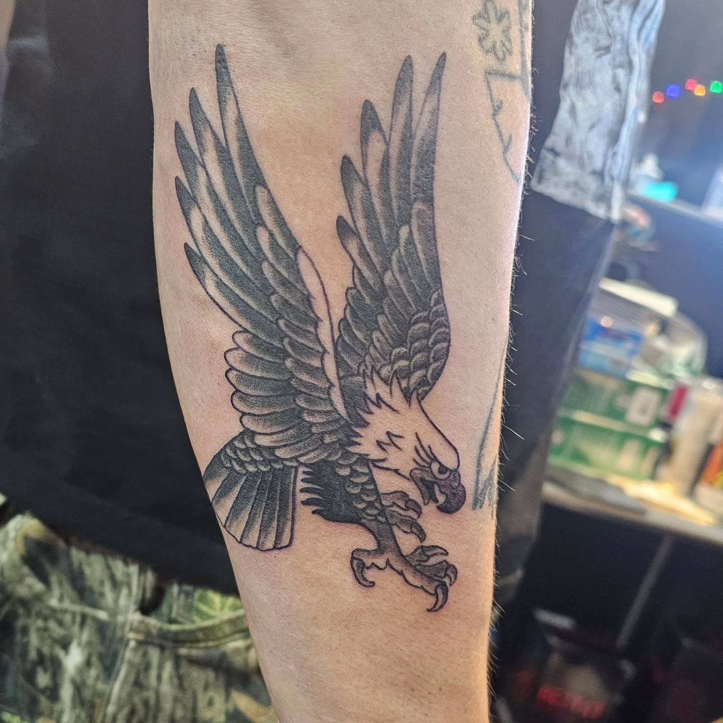 Tattoo by @remnantironandart — black_and_grey