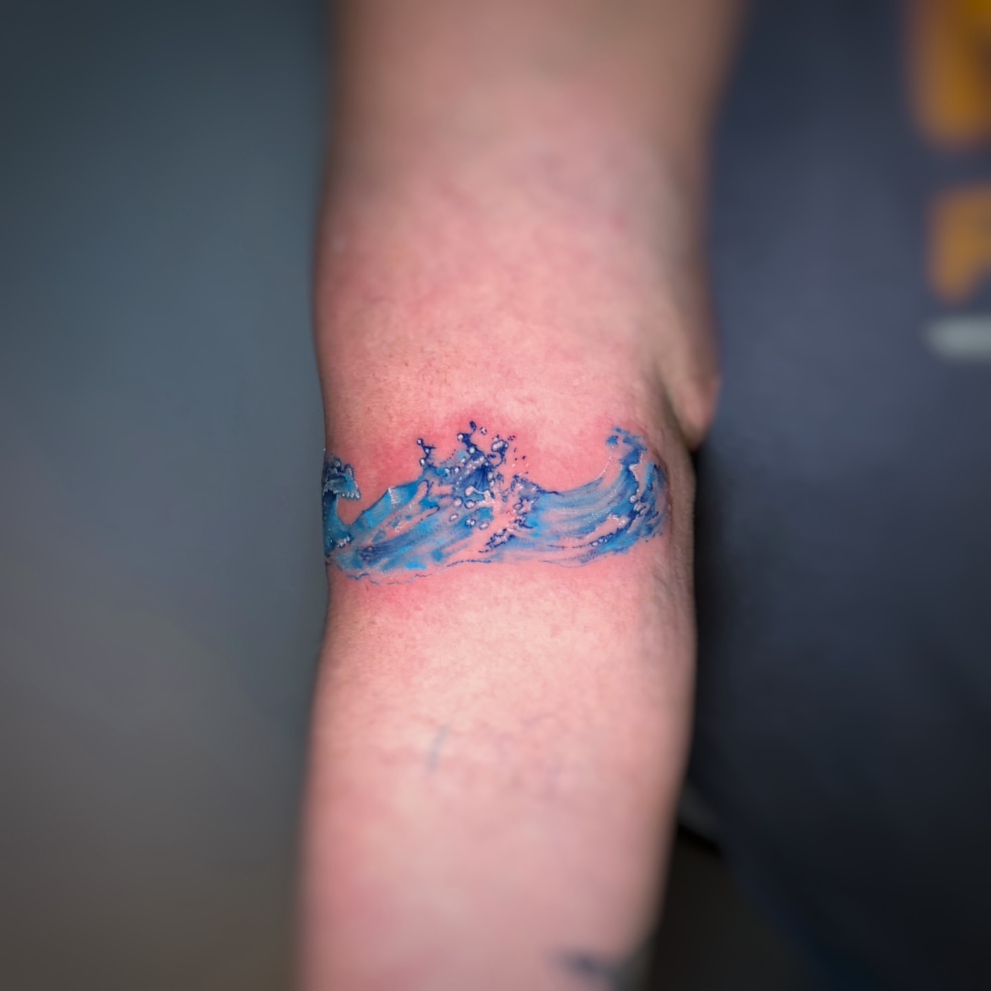 Tattoo by @loaftatts — watercolor