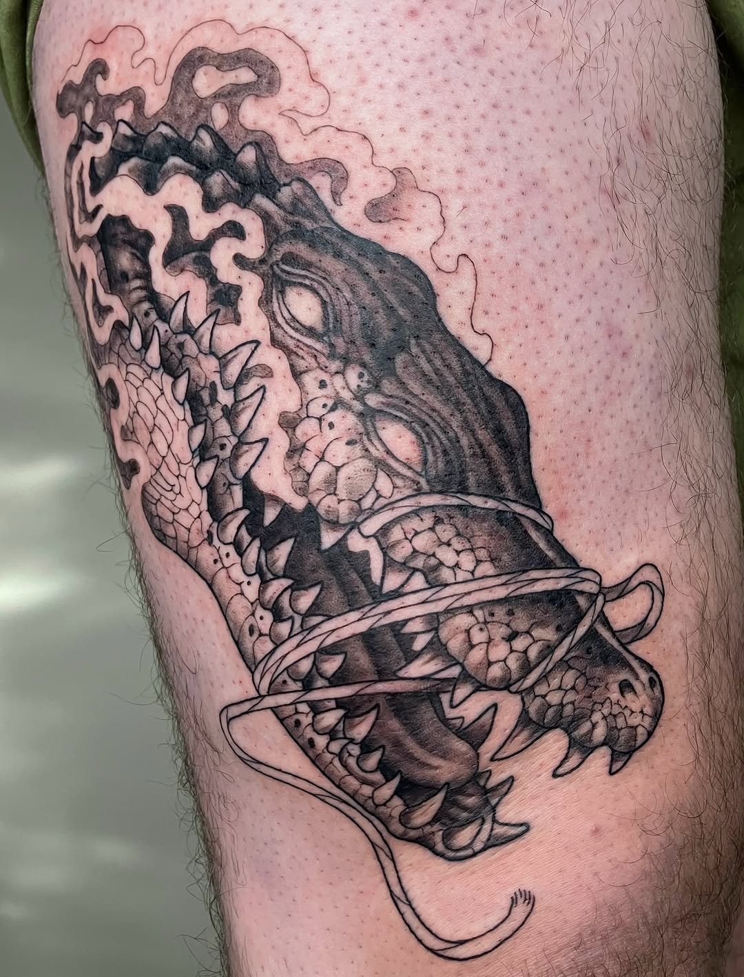 Tattoo by @huntermcginnis_ โ black_and_grey, realism